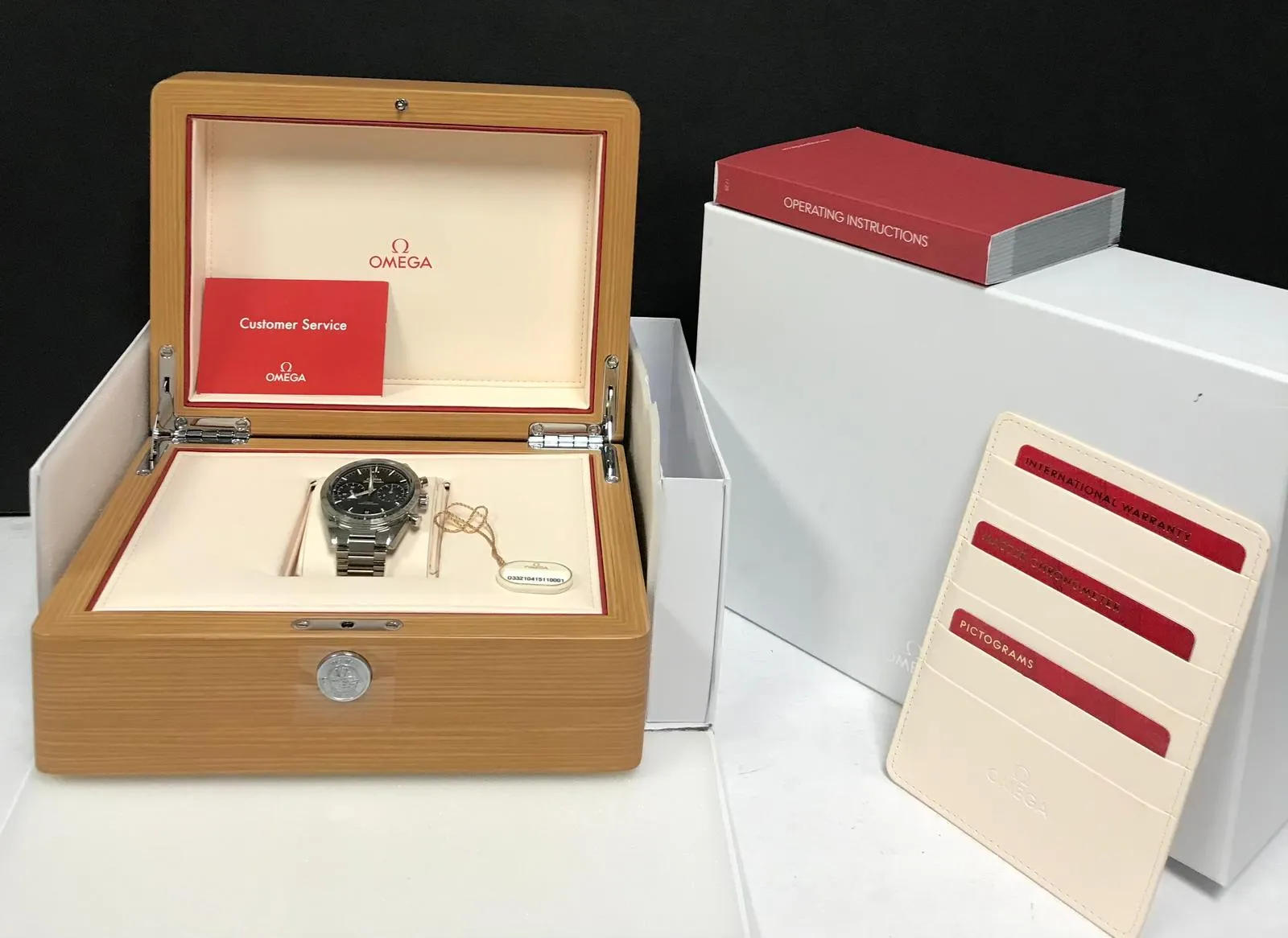 Omega Speedmaster 57 BNIB 332.10.41.51.10.001 Green Dial Manual Wind Men's Watch