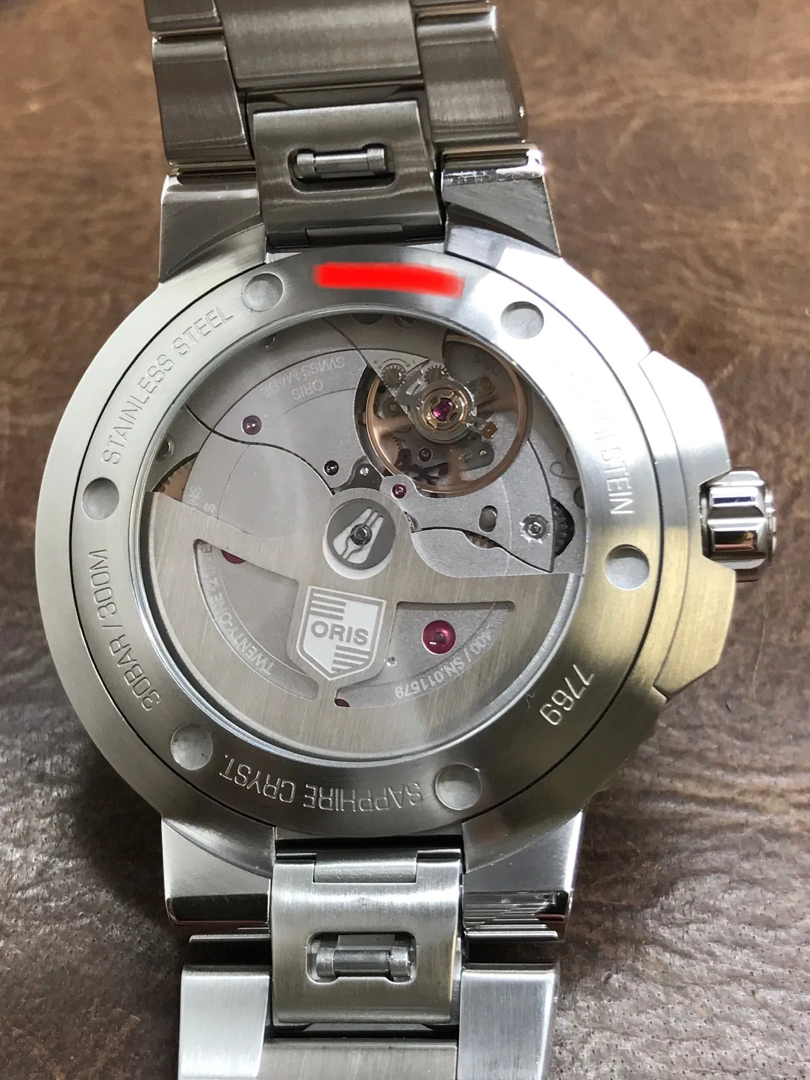 Oris Aquis Date 7769 Green Dial Automatic Men's Watch