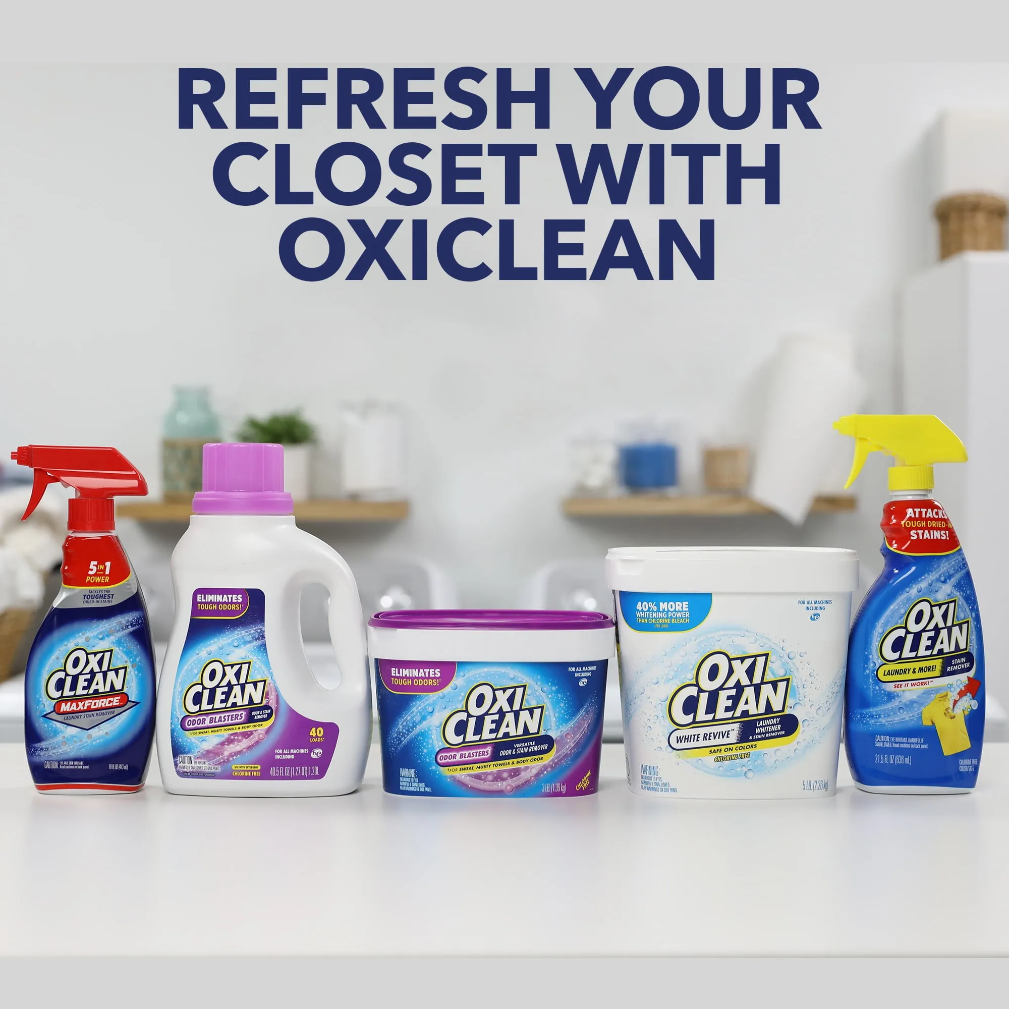 OxiClean Laundry Stain Remover Spray Refill, 56 oz.