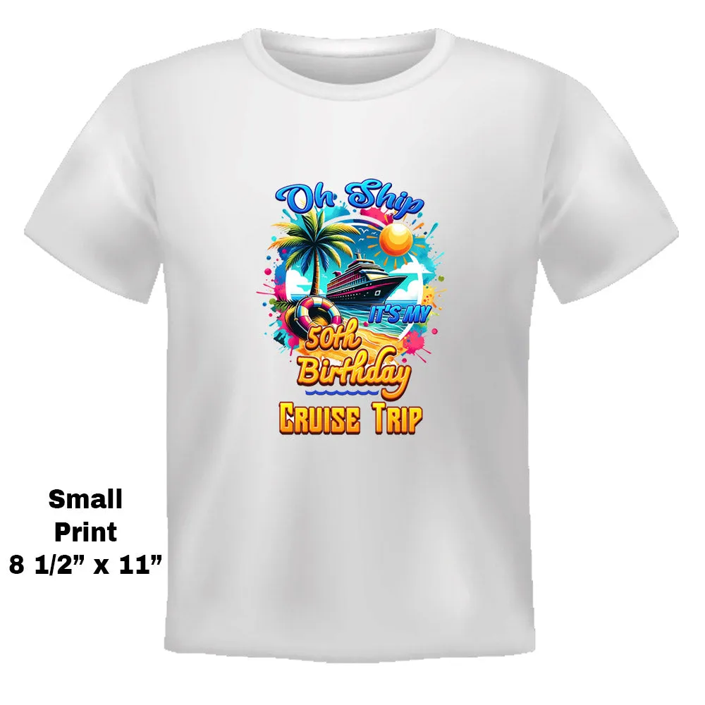 Performance Adult White Tee w/ Sublimation