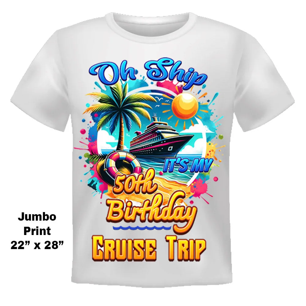 Performance Adult White Tee w/ Sublimation