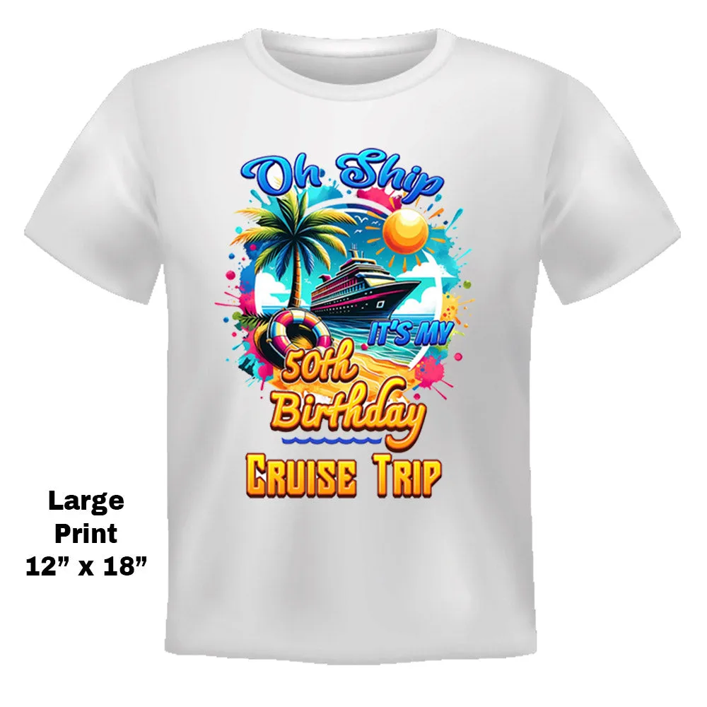 Performance Adult White Tee w/ Sublimation