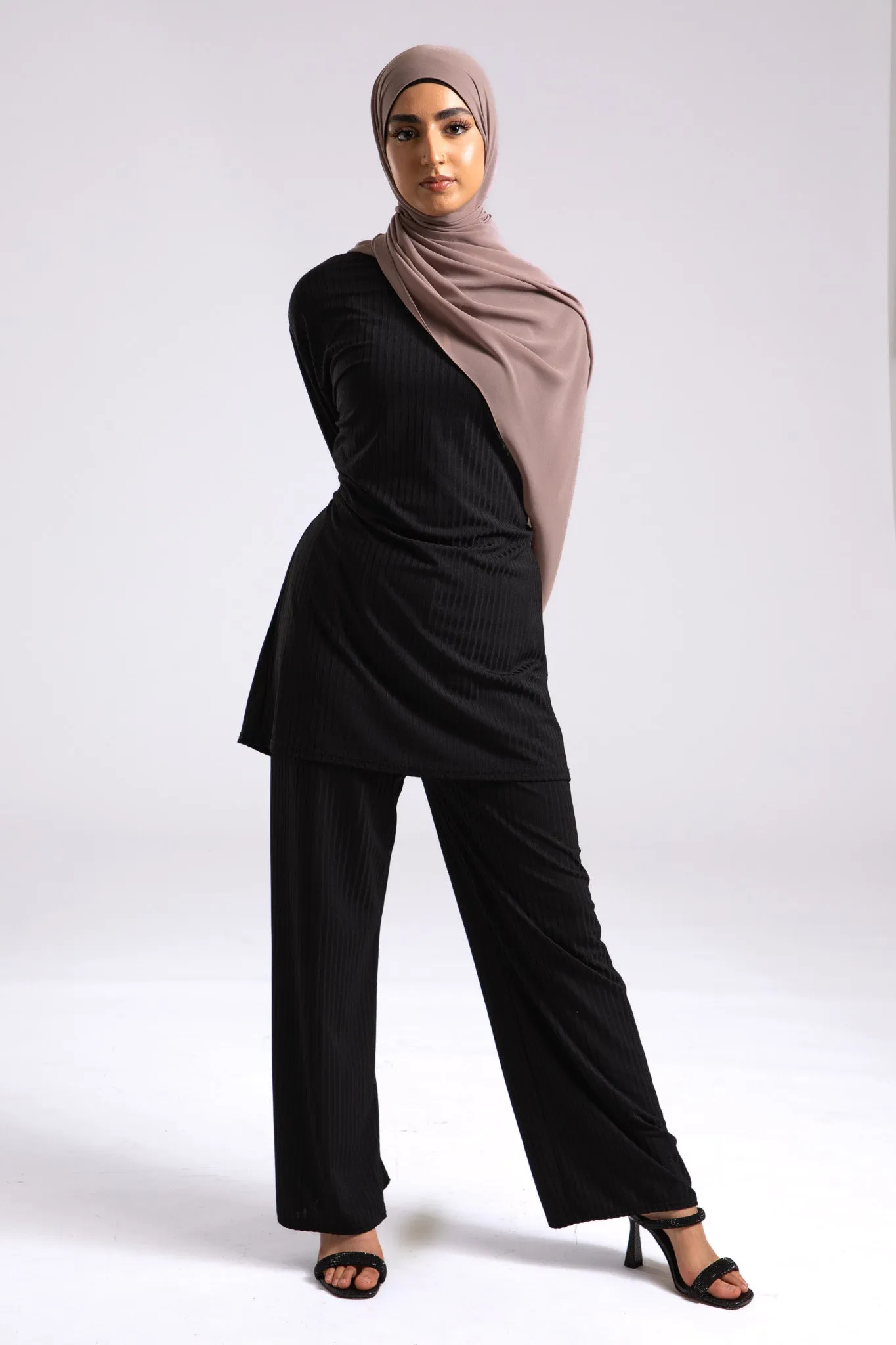 Premium Crepe Chiffon Hijab - Mink