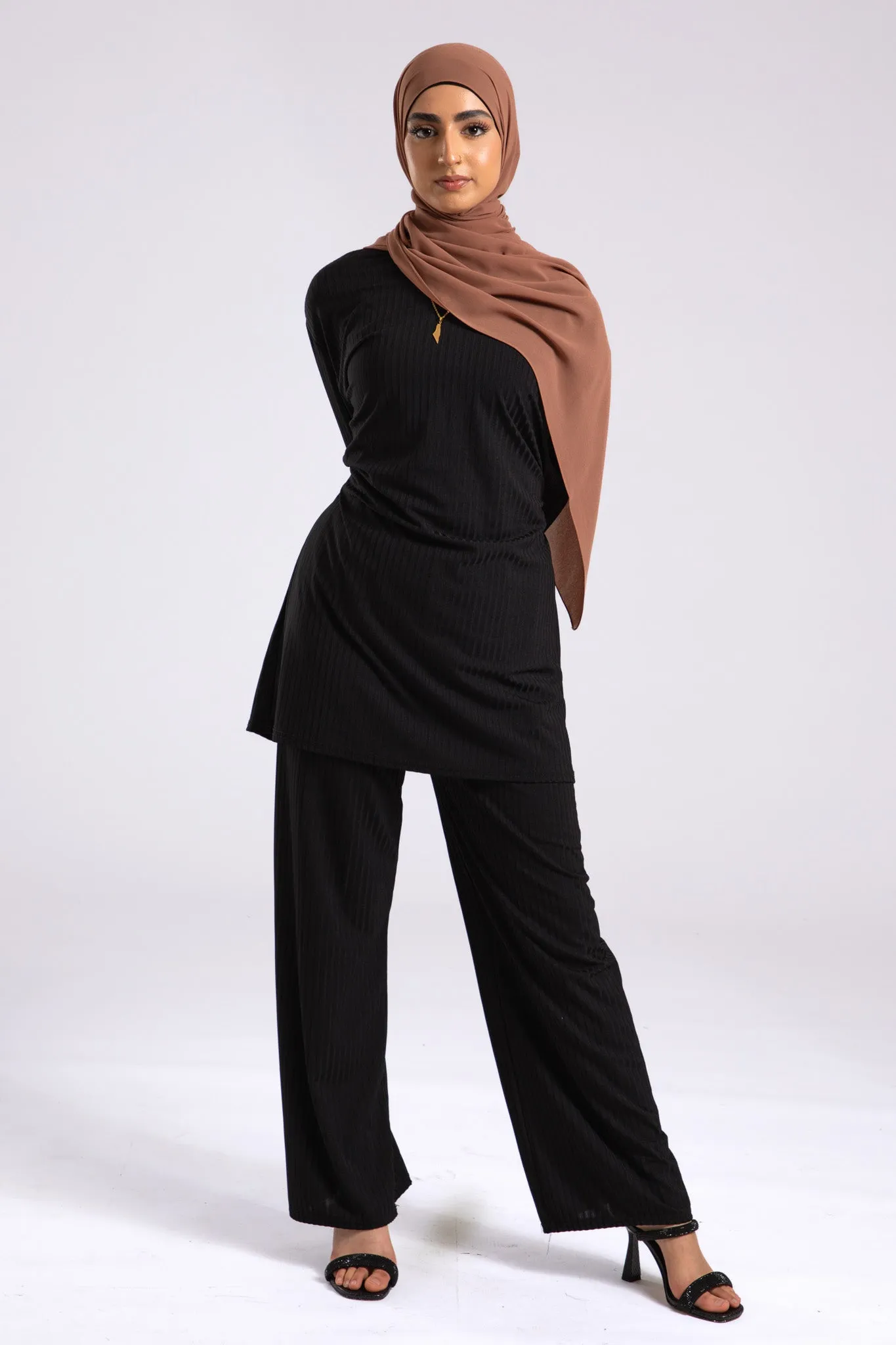 Premium Crepe Chiffon Hijab - Sandalwood
