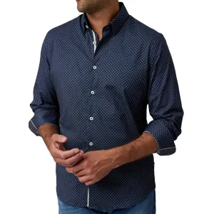 Printed Ornament Geo Long Sleeve Shirt