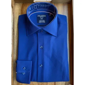 Proper Sport Royal Blue Dress Shirt