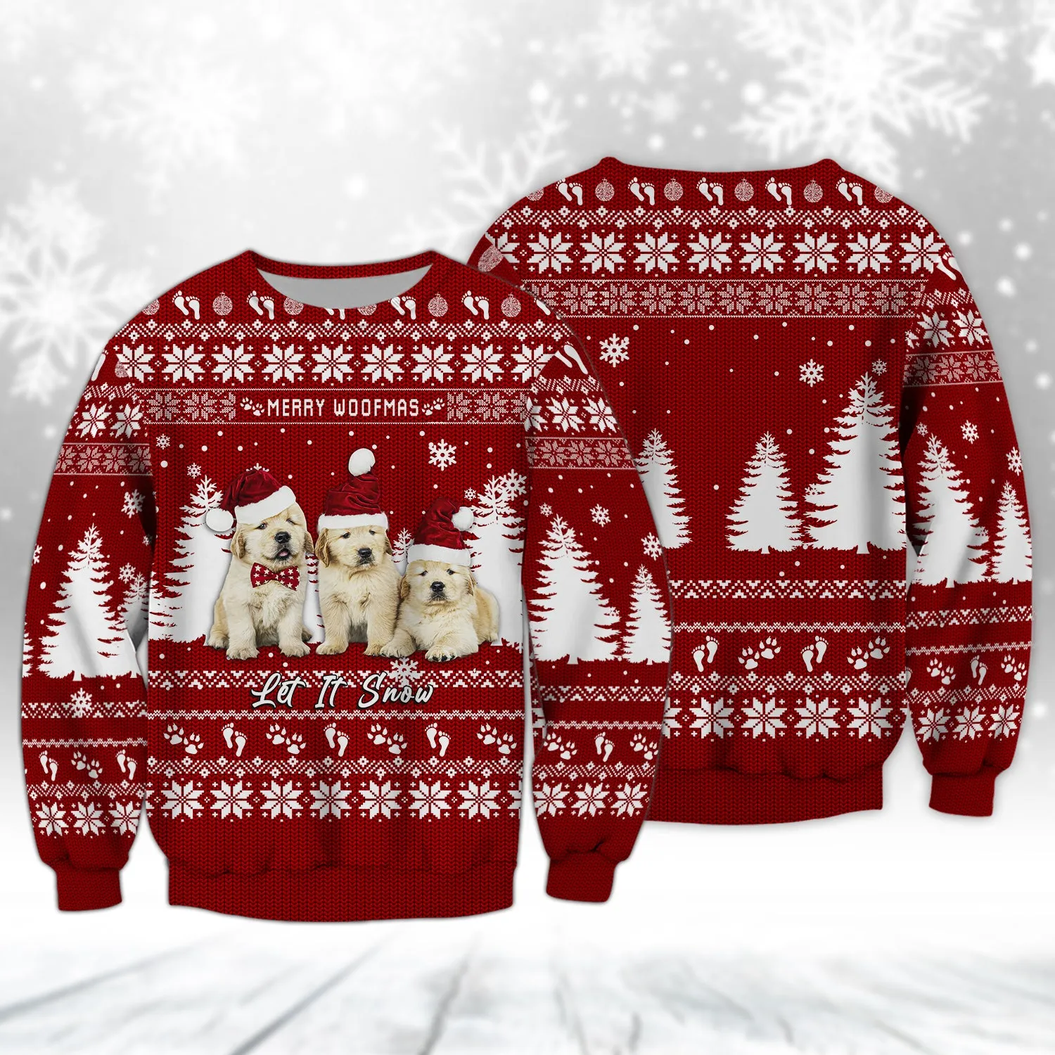 Puppy Golden REtriever 3D All Over Printed Shirts