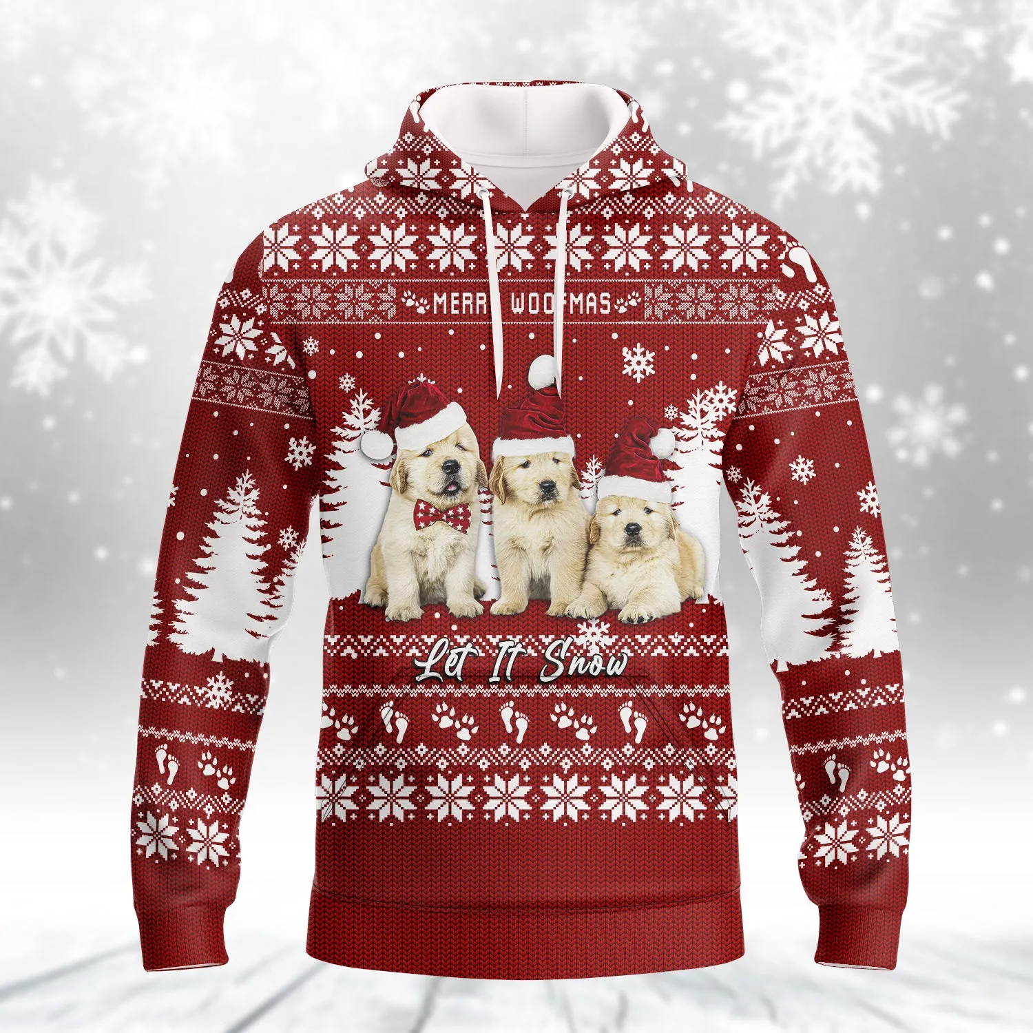 Puppy Golden REtriever 3D All Over Printed Shirts