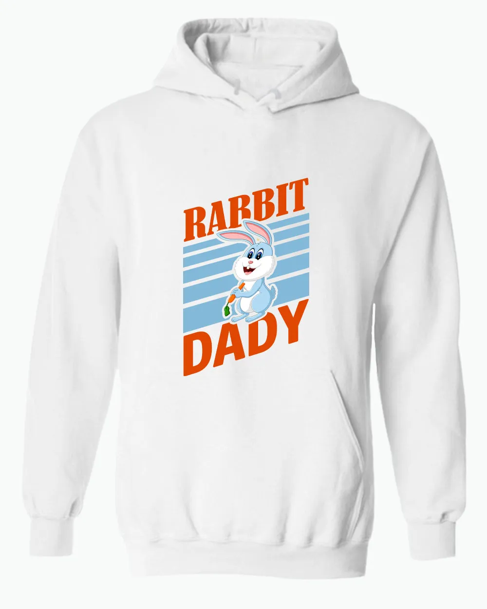 Rabbit dady hoodie, funny tees, daddy hoodie