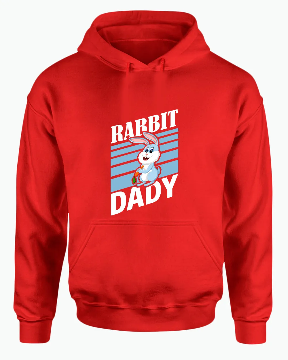 Rabbit dady hoodie, funny tees, daddy hoodie