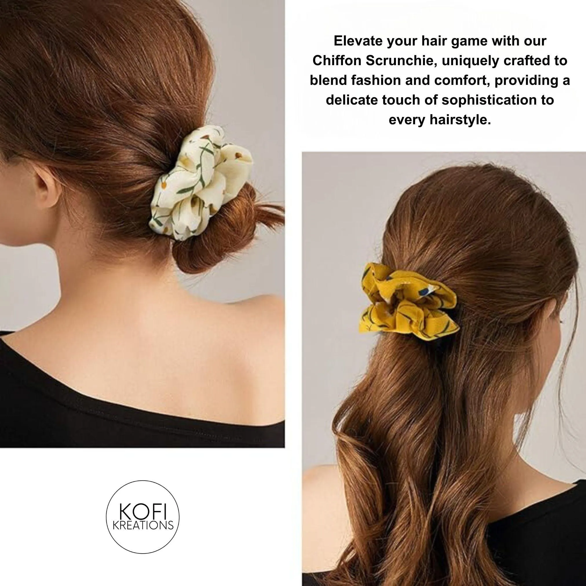 Rebecca Chiffon Scrunchie