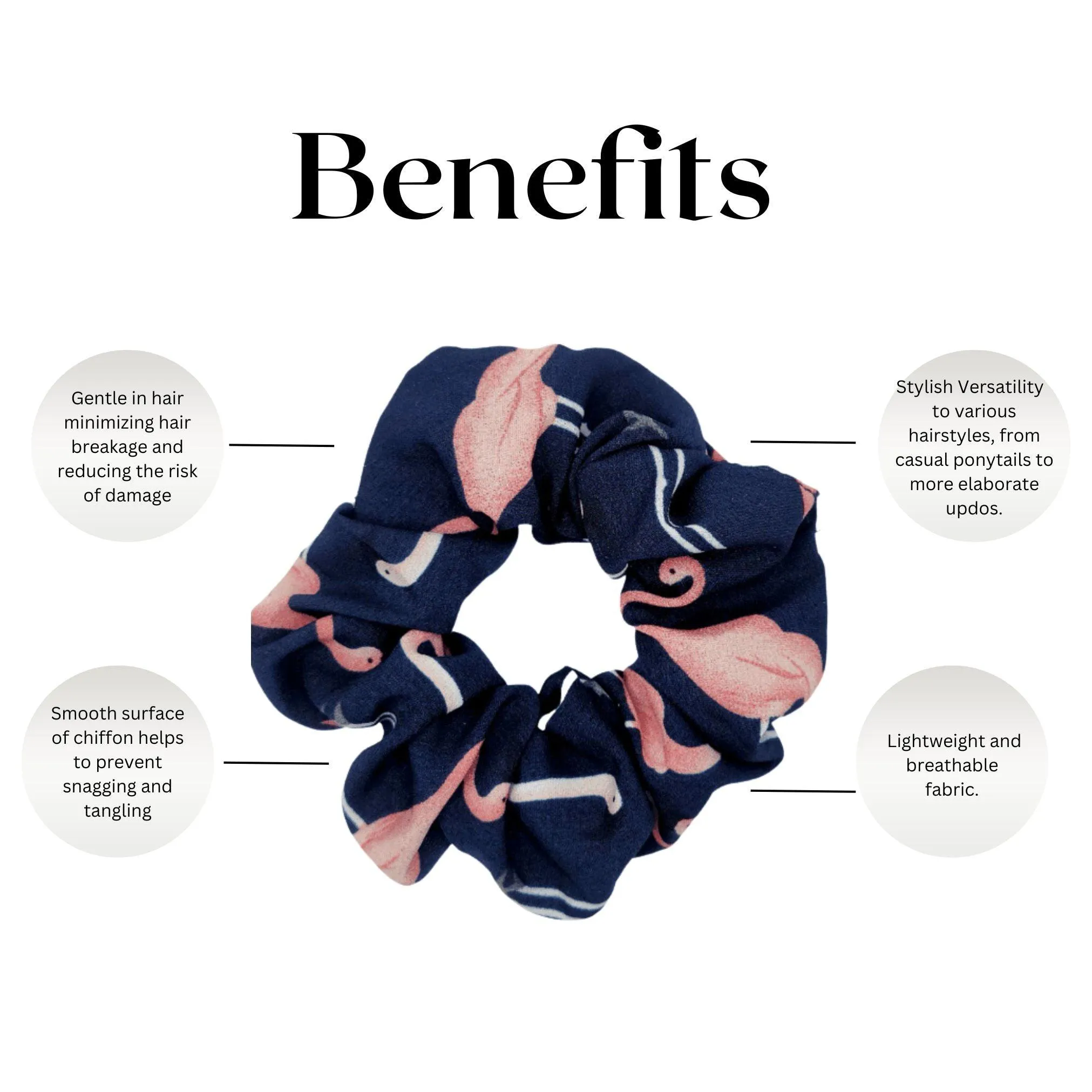 Rebecca Chiffon Scrunchie