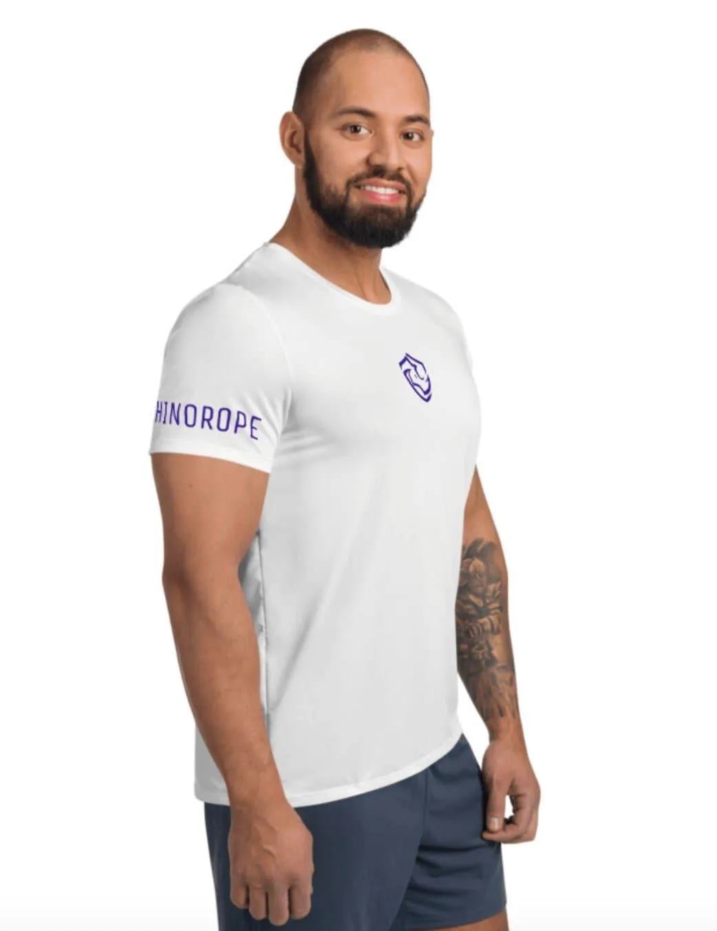 RHINOROPE Men's Athletic Short Sleeve Shirt