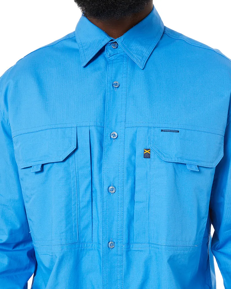 RMX Flexible Fit Utility LS Shirt - Light Blue