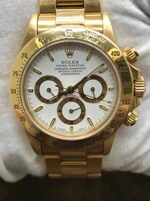 Rolex Daytona Zenith 16528 White Dial Automatic (Zenith) Men's Watch