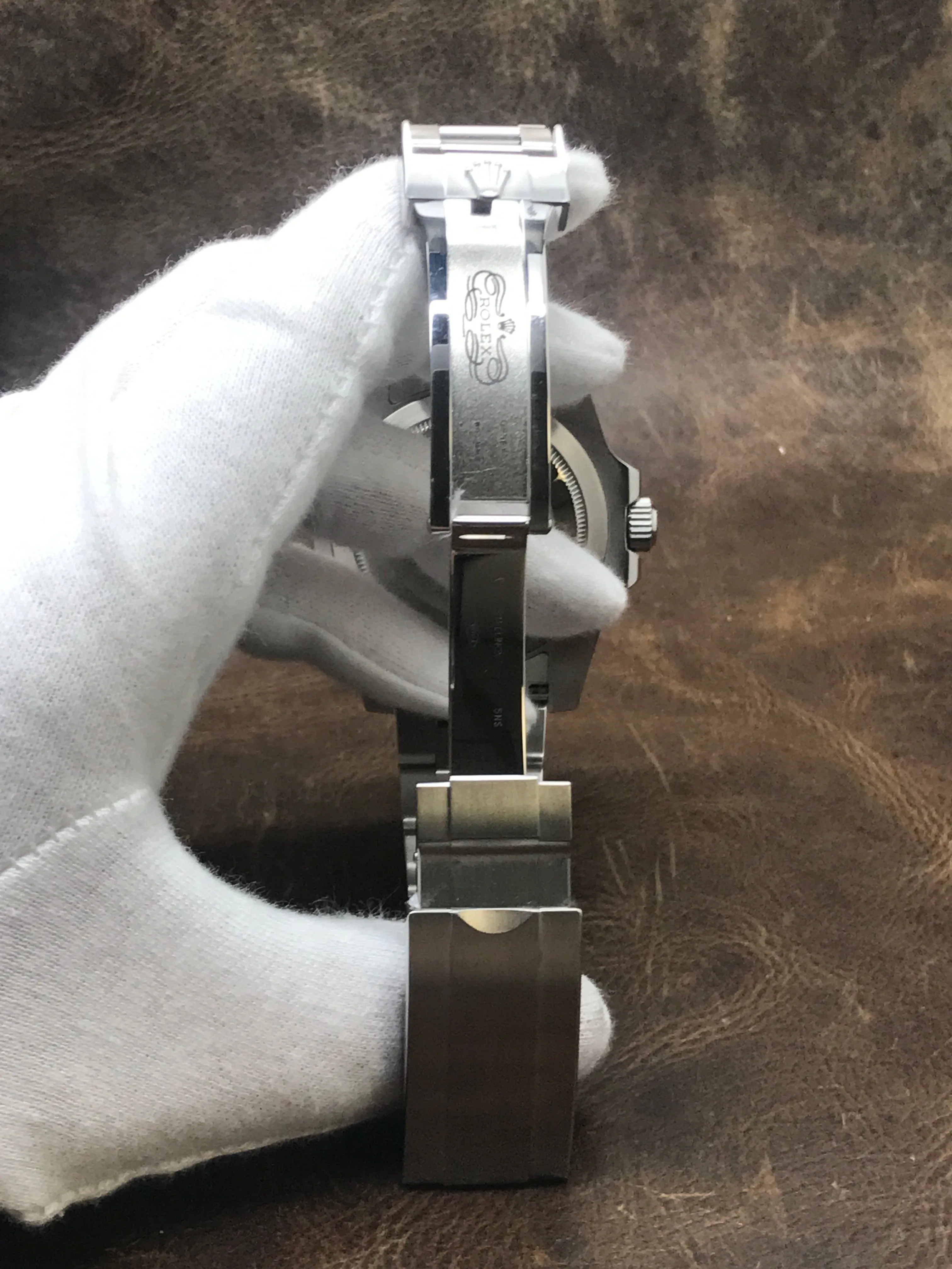 Rolex No Date Submariner Ceramic 114060 Black Dial Automatic Men's Watch