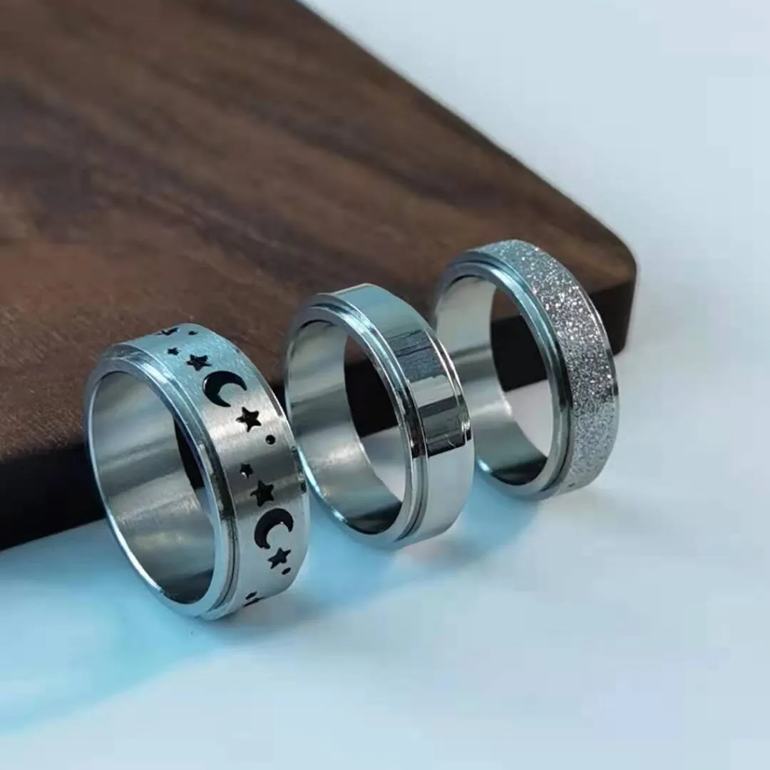 Rotatable Basic Ring for Men/Women