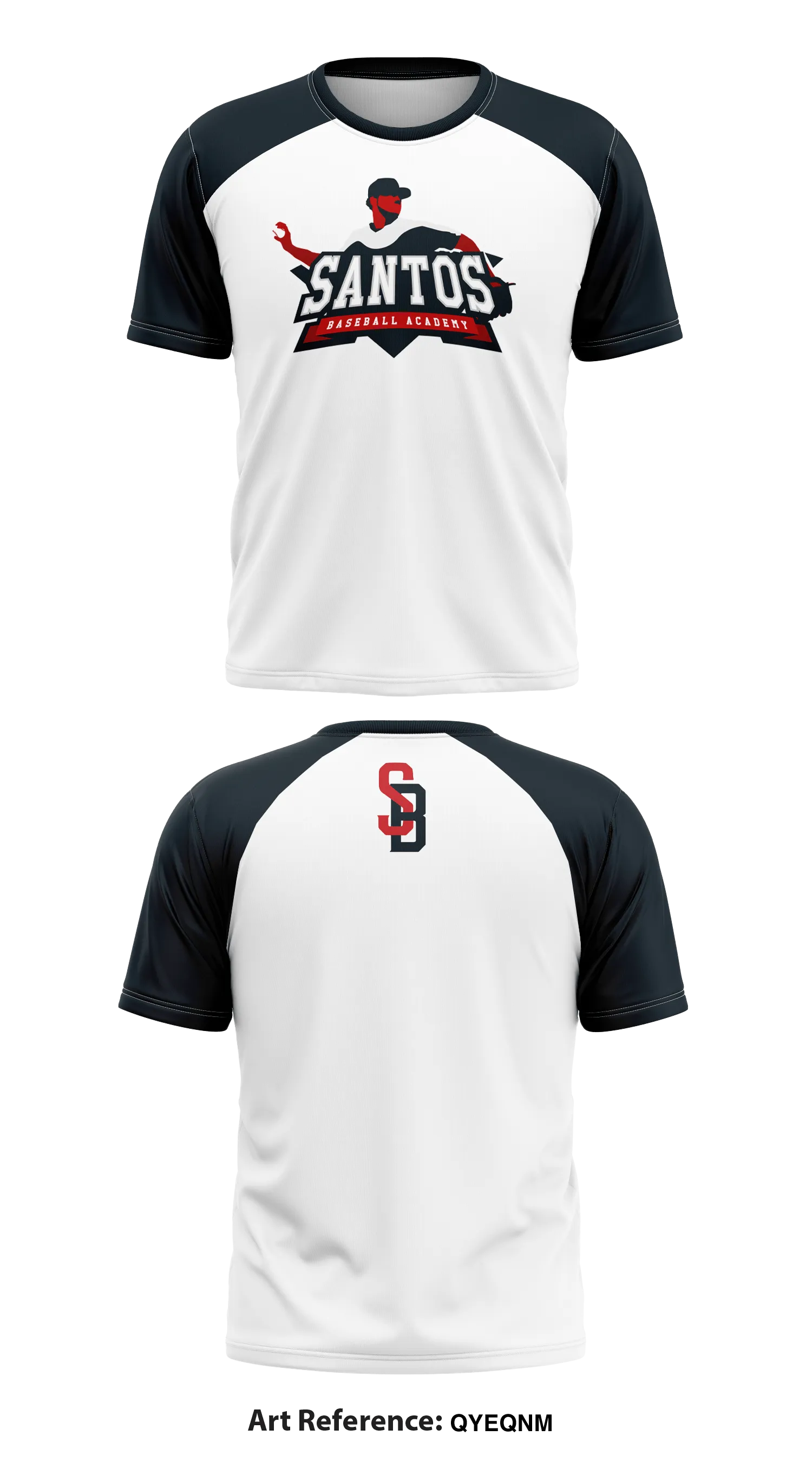 Santos Baseball Academy Core Men's SS Performance Tee - QYEQnM