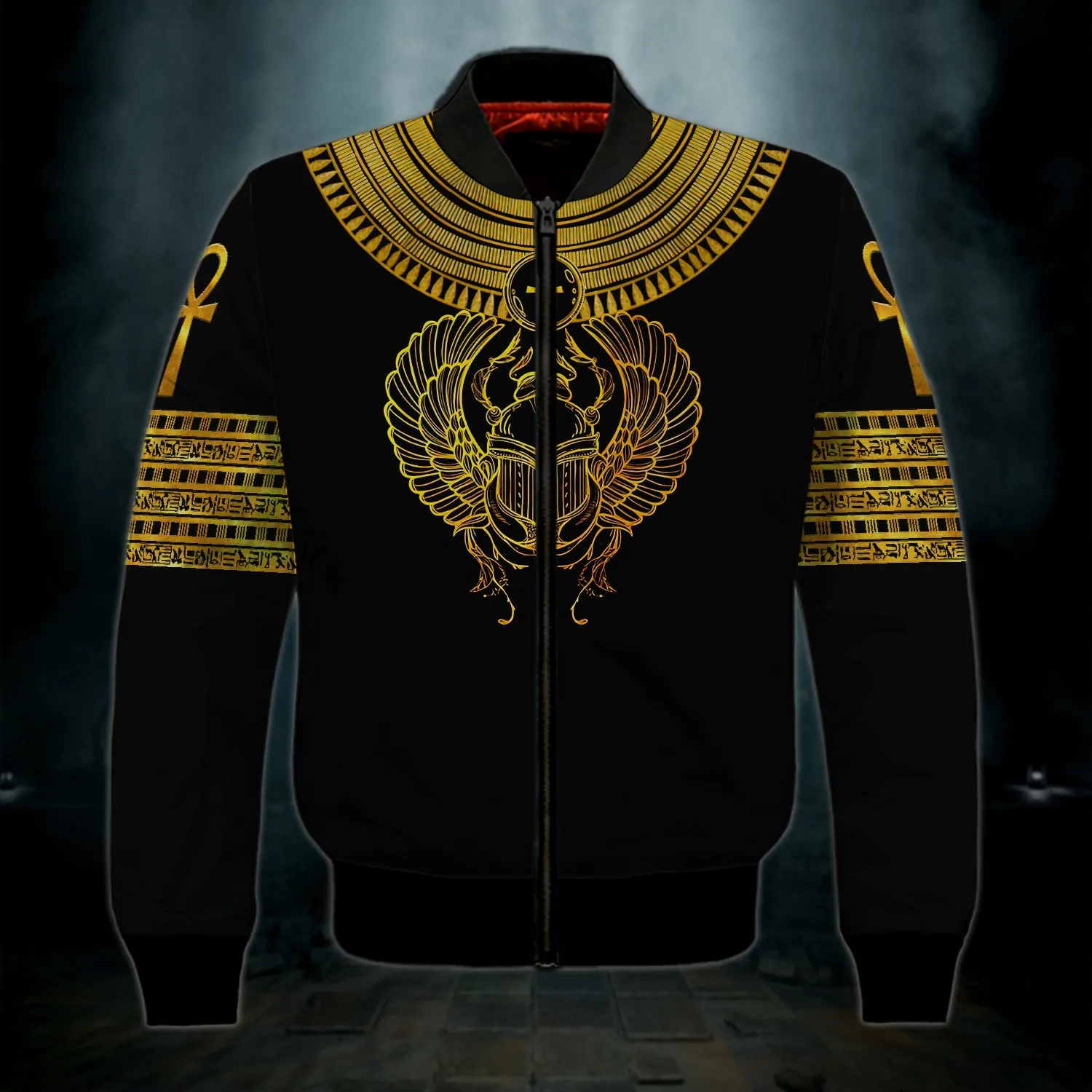 Scarab With Ankh , Ancient Egypt 3D Shirts
