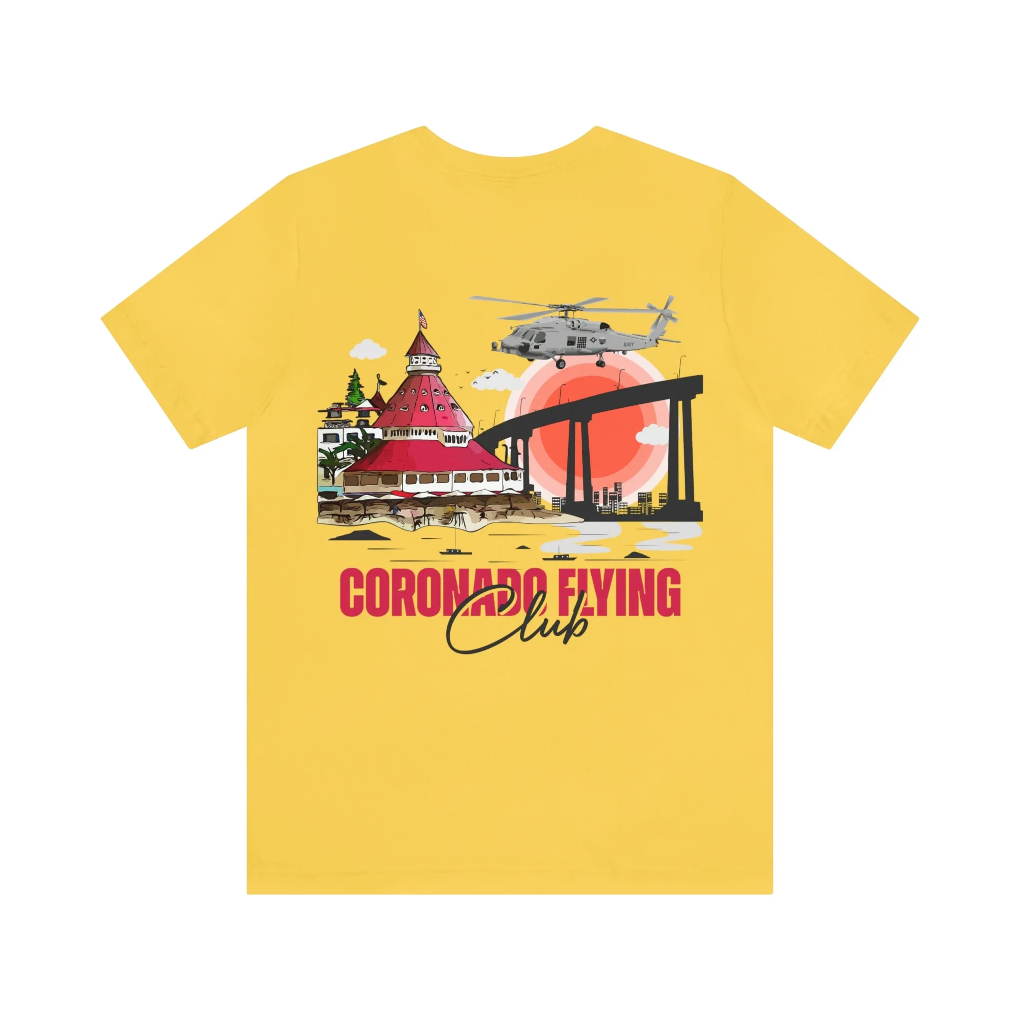SH-60R Seahawk Coronado Flying Club (Light Colors) Tee