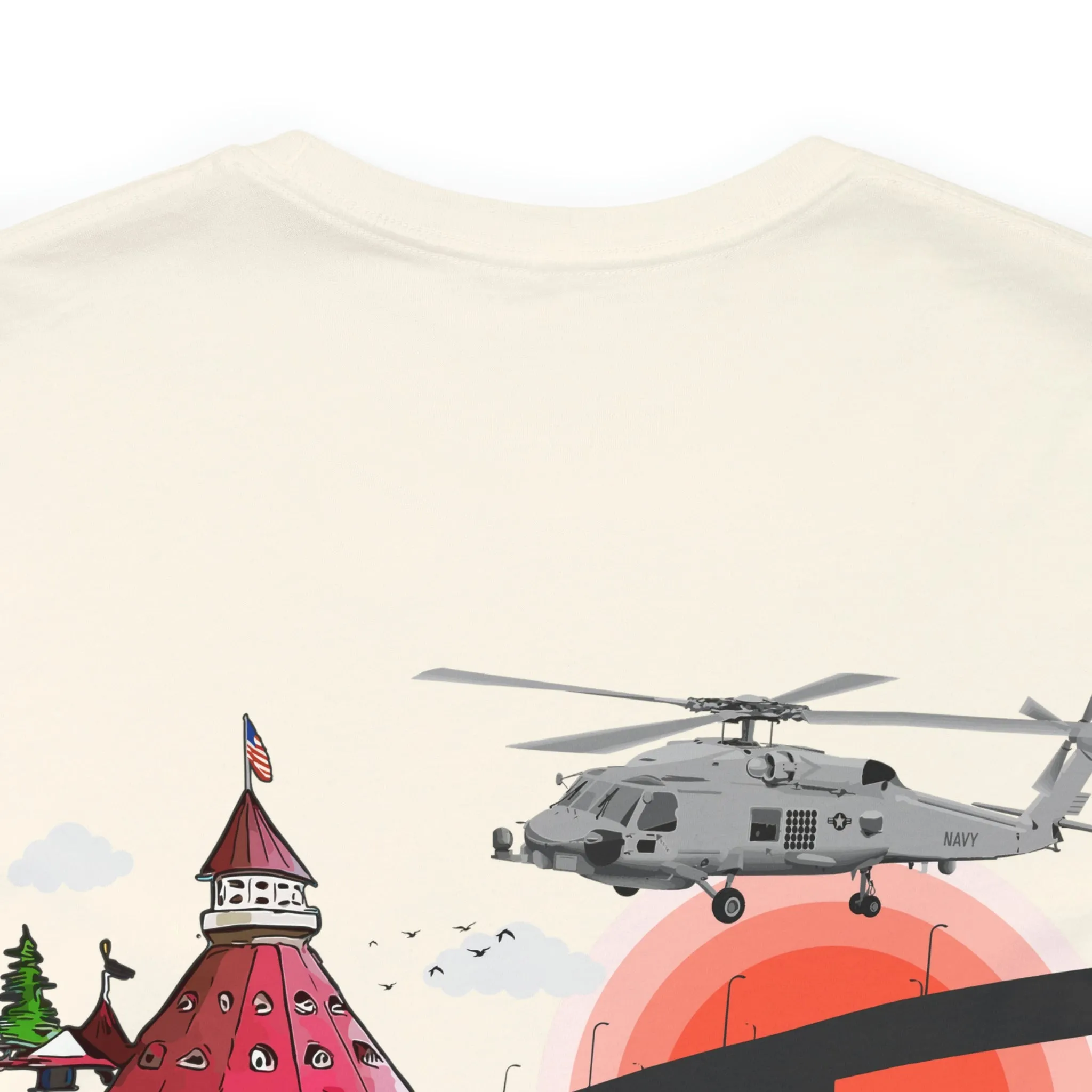 SH-60R Seahawk Coronado Flying Club (Light Colors) Tee
