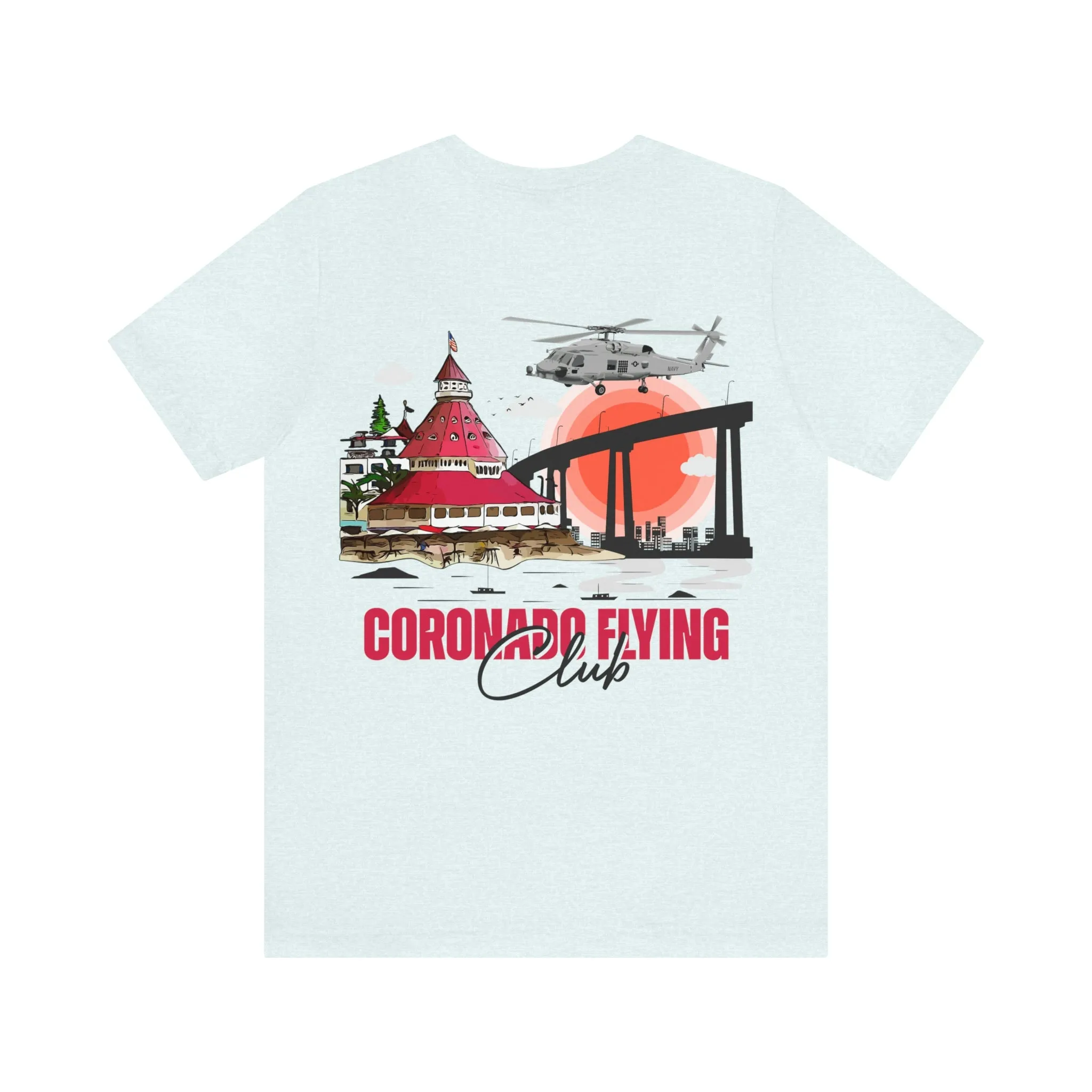 SH-60R Seahawk Coronado Flying Club (Light Colors) Tee