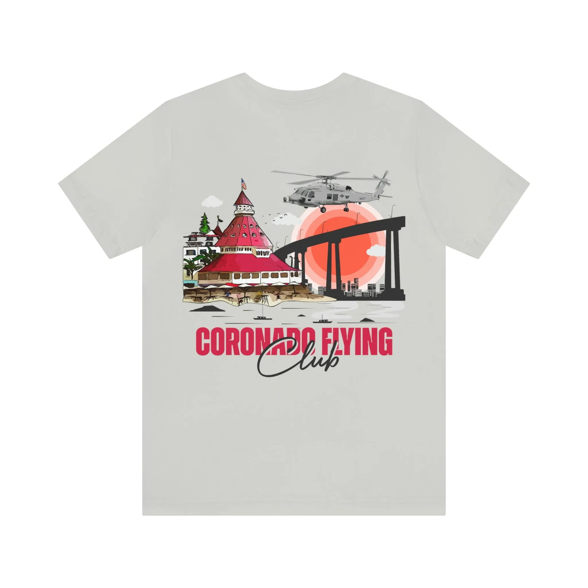 SH-60R Seahawk Coronado Flying Club (Light Colors) Tee