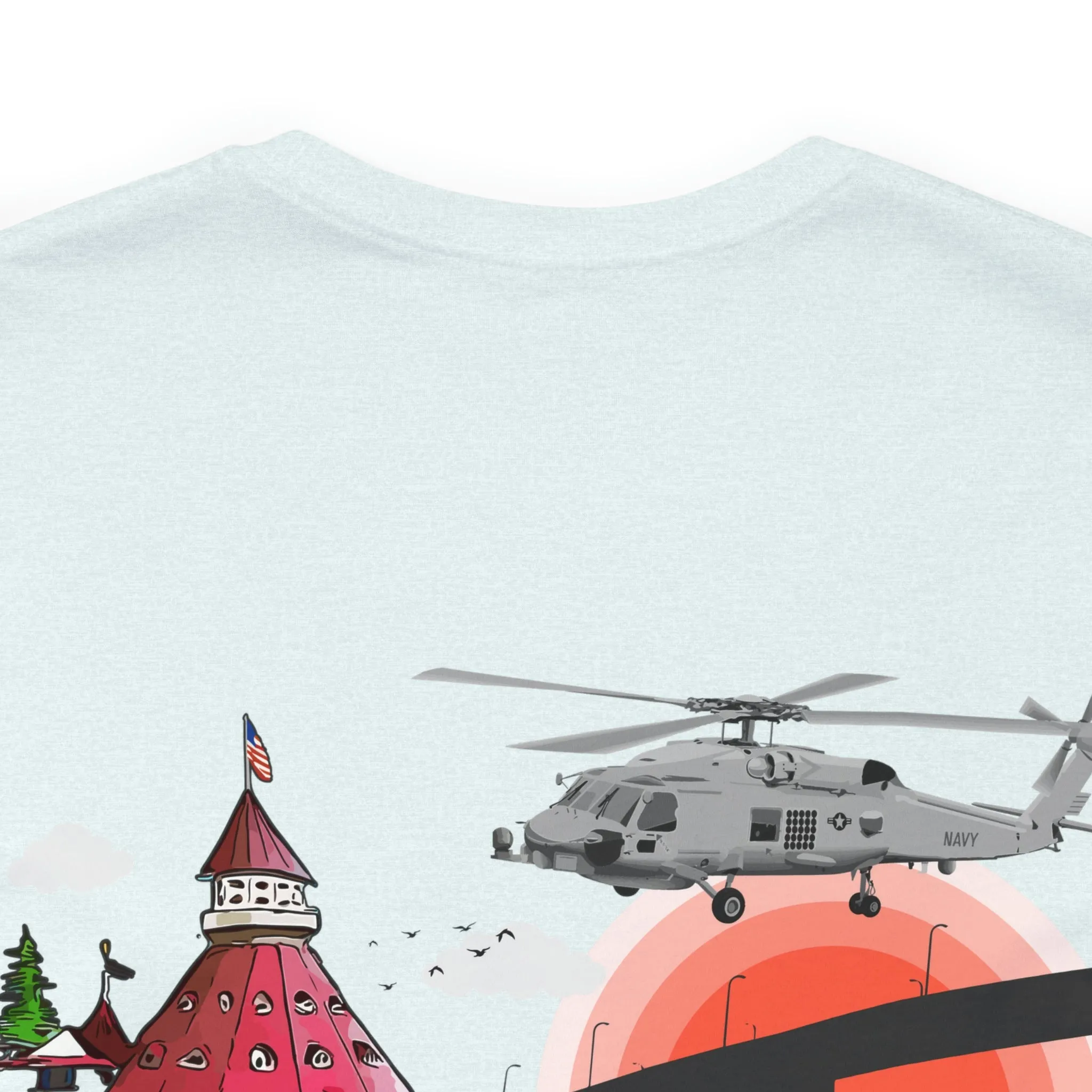 SH-60R Seahawk Coronado Flying Club (Light Colors) Tee