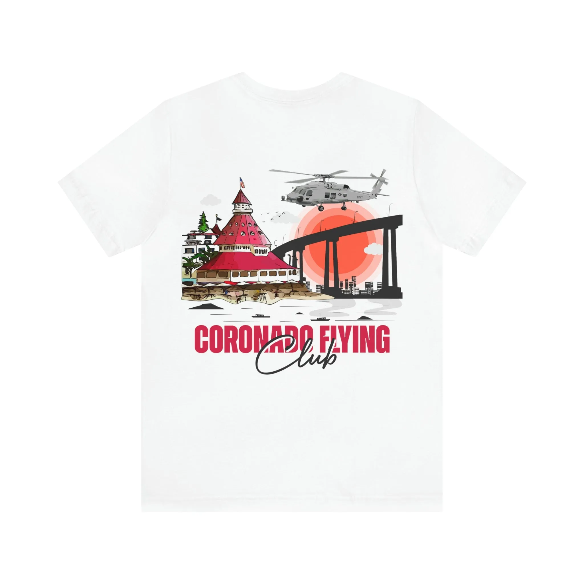 SH-60R Seahawk Coronado Flying Club (Light Colors) Tee
