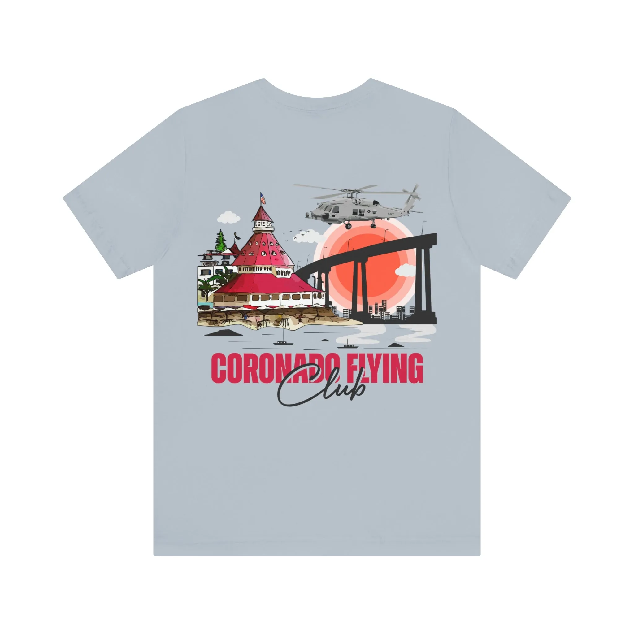 SH-60R Seahawk Coronado Flying Club (Light Colors) Tee