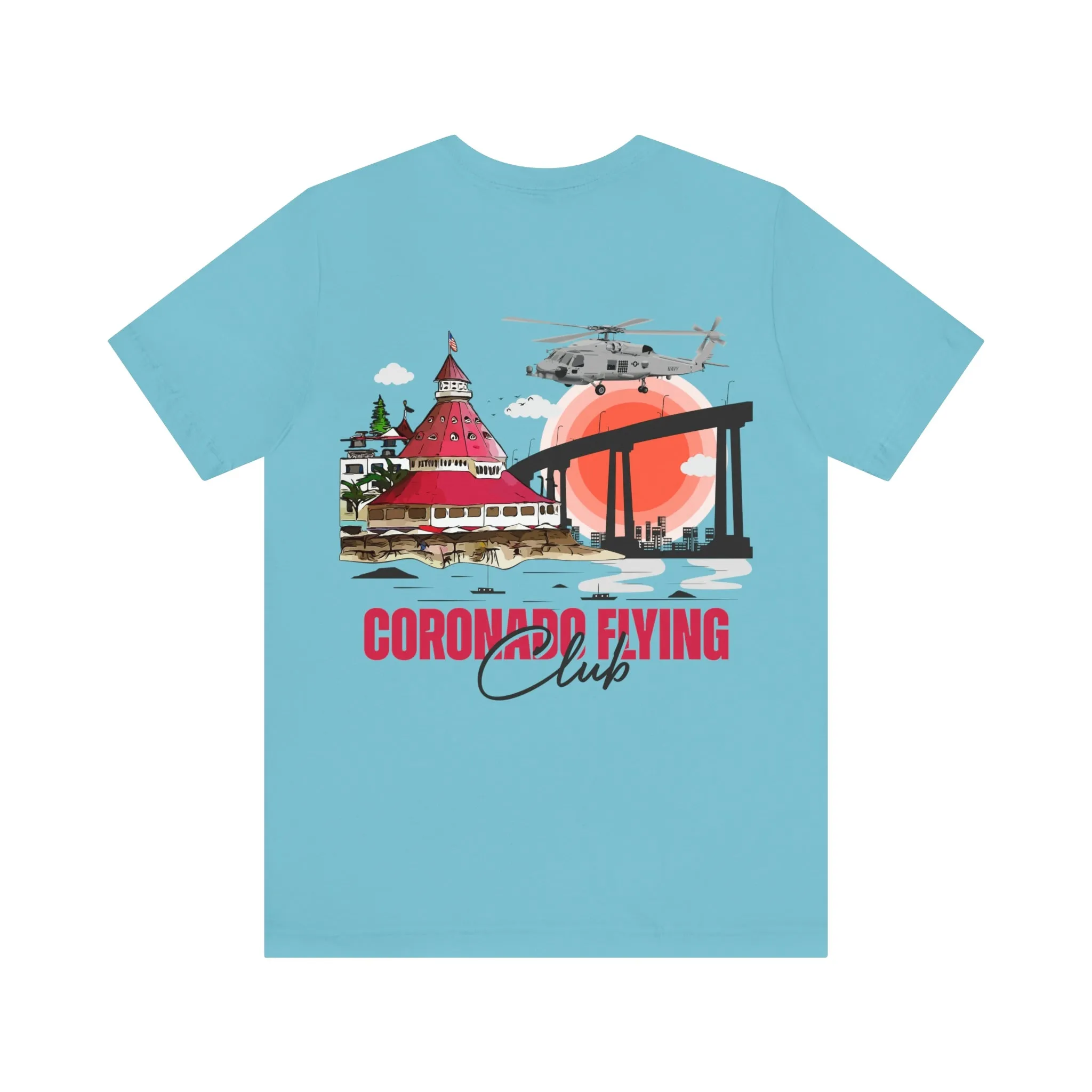 SH-60R Seahawk Coronado Flying Club (Light Colors) Tee