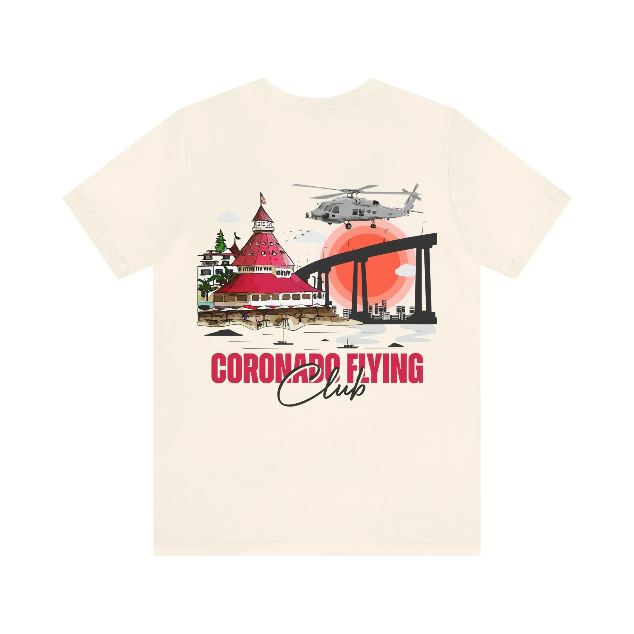 SH-60R Seahawk Coronado Flying Club (Light Colors) Tee