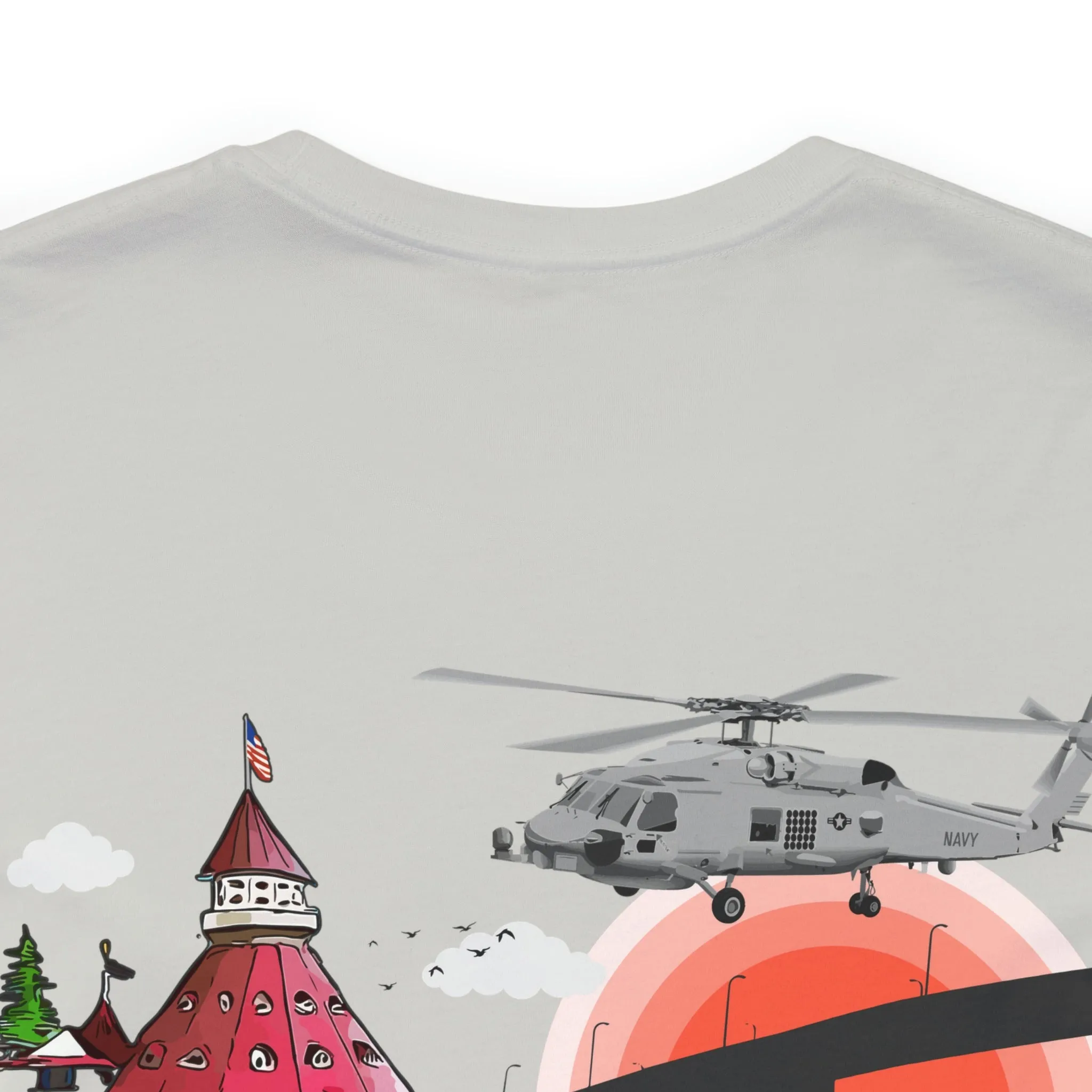 SH-60R Seahawk Coronado Flying Club (Light Colors) Tee