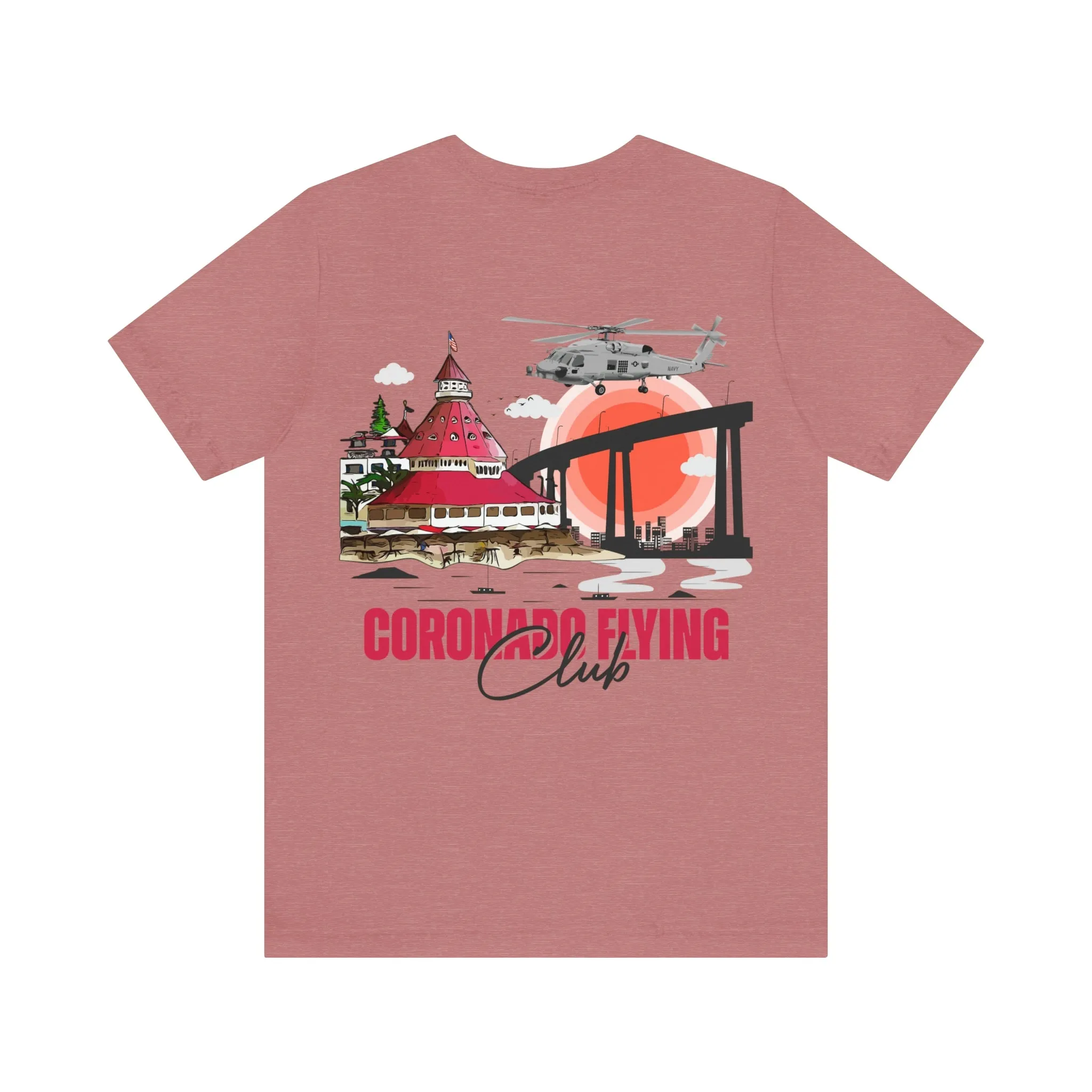 SH-60R Seahawk Coronado Flying Club (Light Colors) Tee