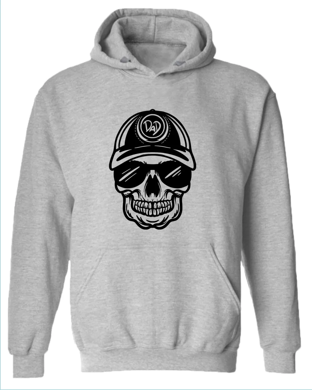 Skull t-hoodie dad hoodies