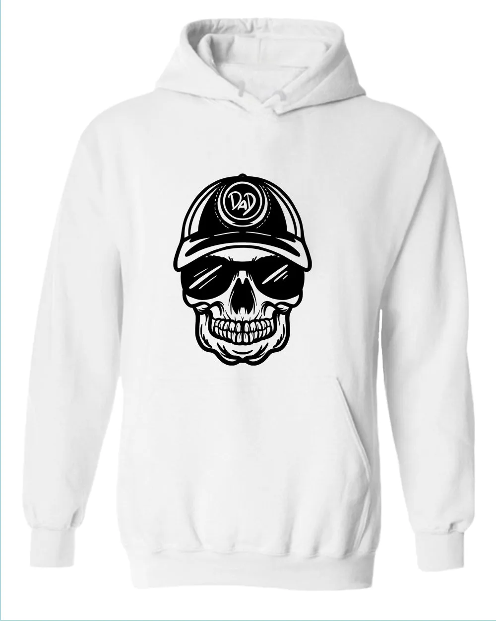 Skull t-hoodie dad hoodies