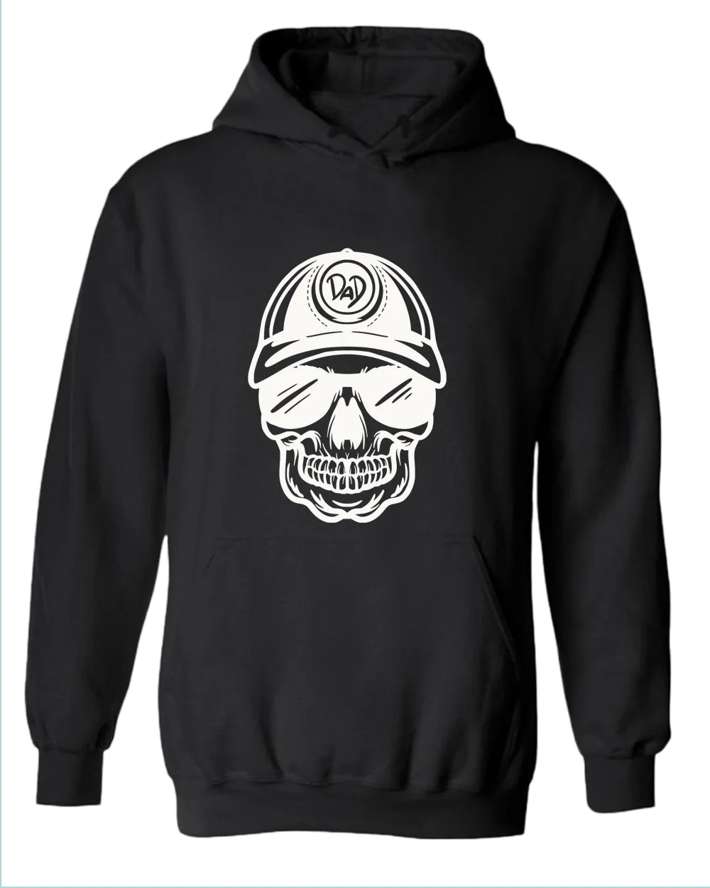 Skull t-hoodie dad hoodies