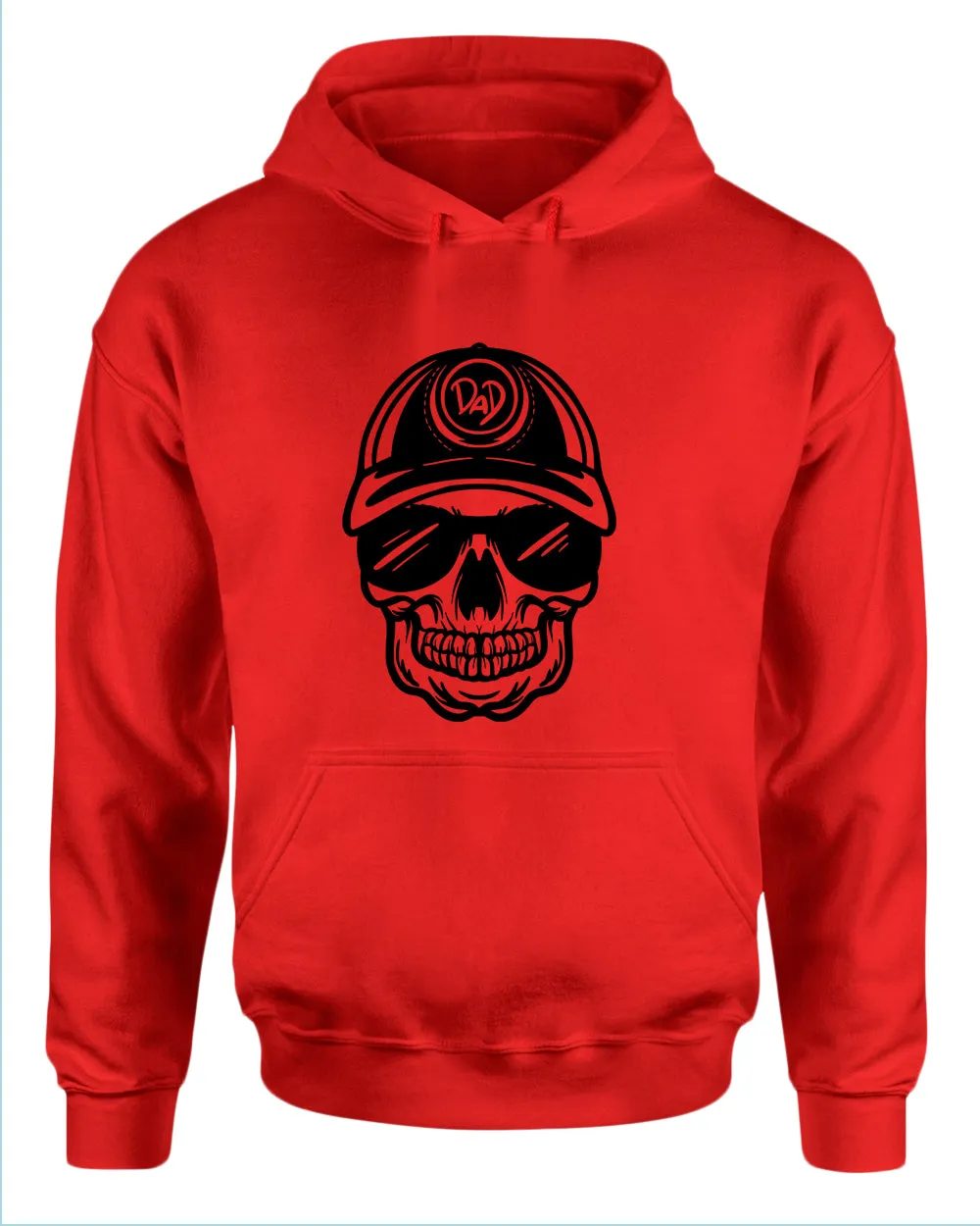 Skull t-hoodie dad hoodies