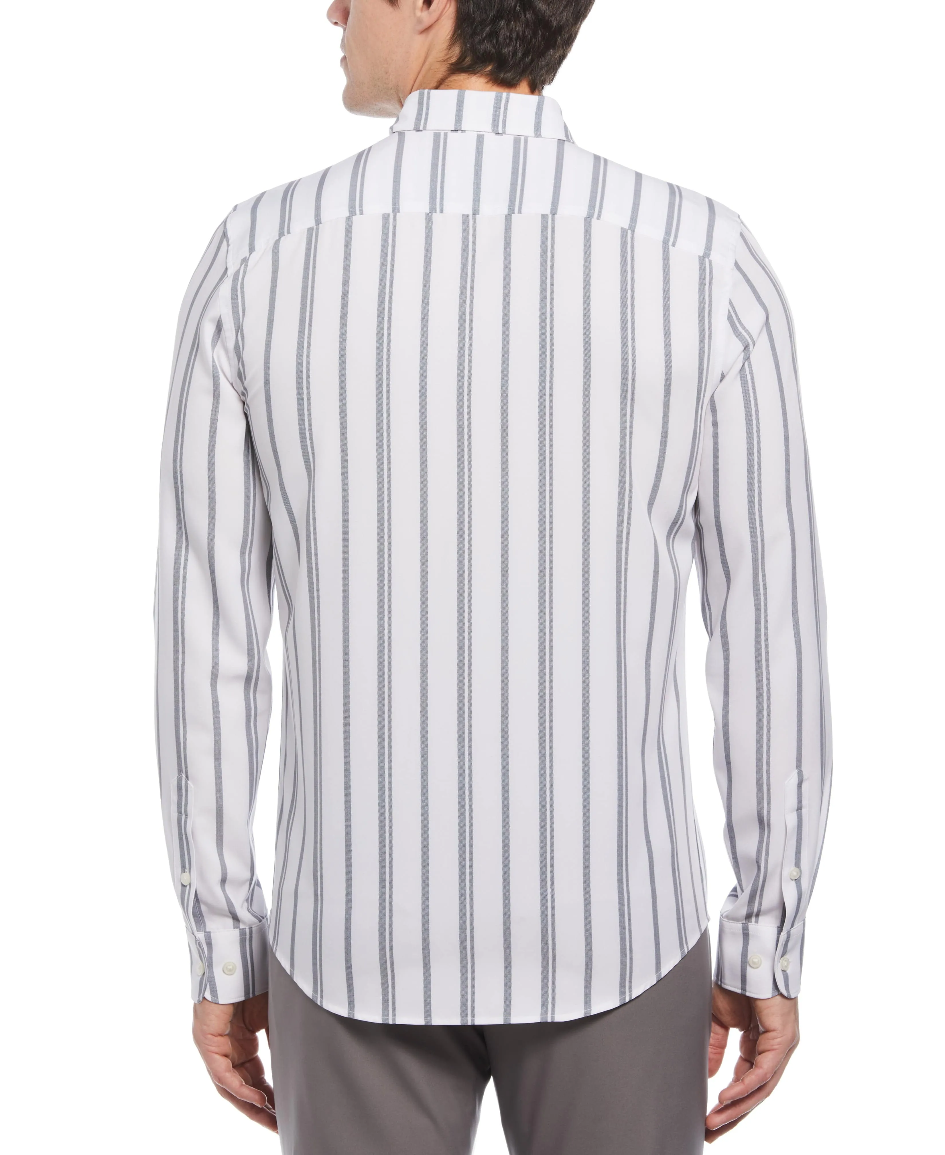 Slim Fit Vertical Stripe Total Stretch Shirt