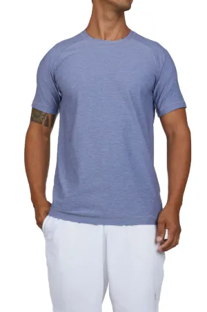 Sofibella Men's  Athletic Short Sleeve Shirt - Steel Melange