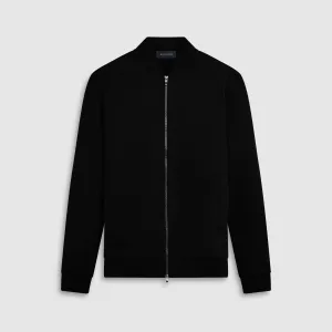 Soft Touch Knit Bomber Jacket