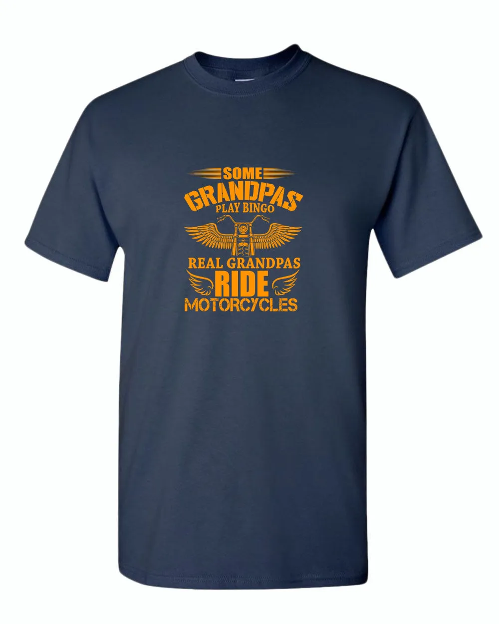 Some grandpas play bingo, real grandpas ride motorcycle t-shirt