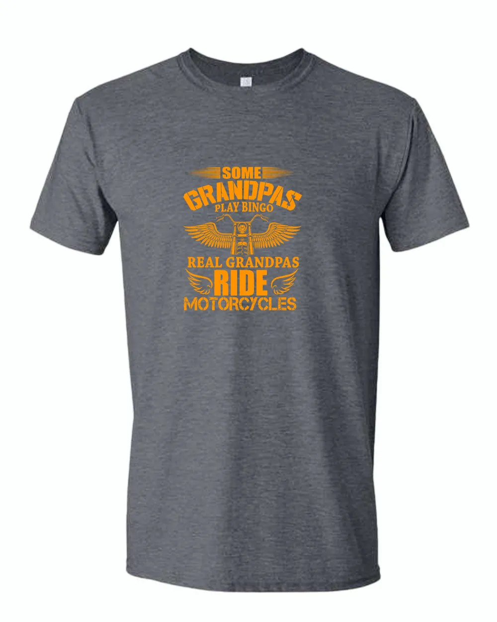 Some grandpas play bingo, real grandpas ride motorcycle t-shirt