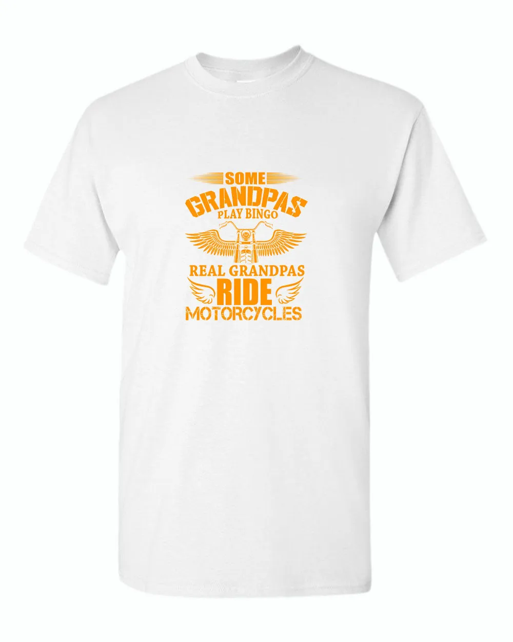 Some grandpas play bingo, real grandpas ride motorcycle t-shirt