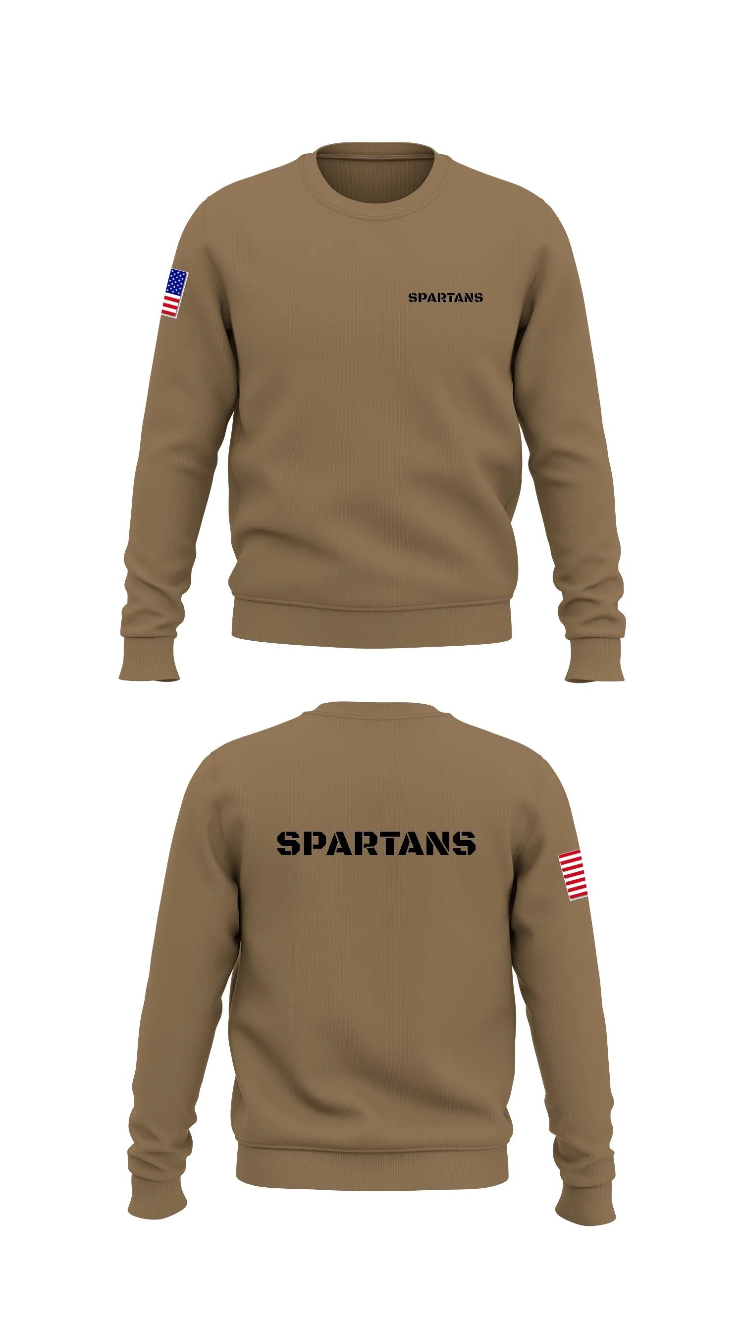 Spartans  Store 4 Core Men's Crewneck Performance Sweatshirt - 86370695164