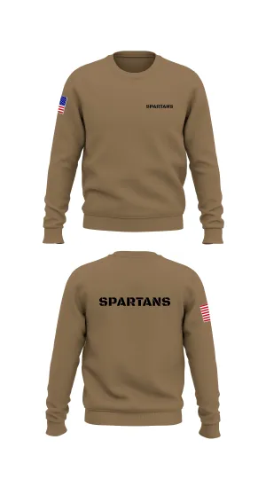 Spartans  Store 4 Core Men's Crewneck Performance Sweatshirt - 86370695164