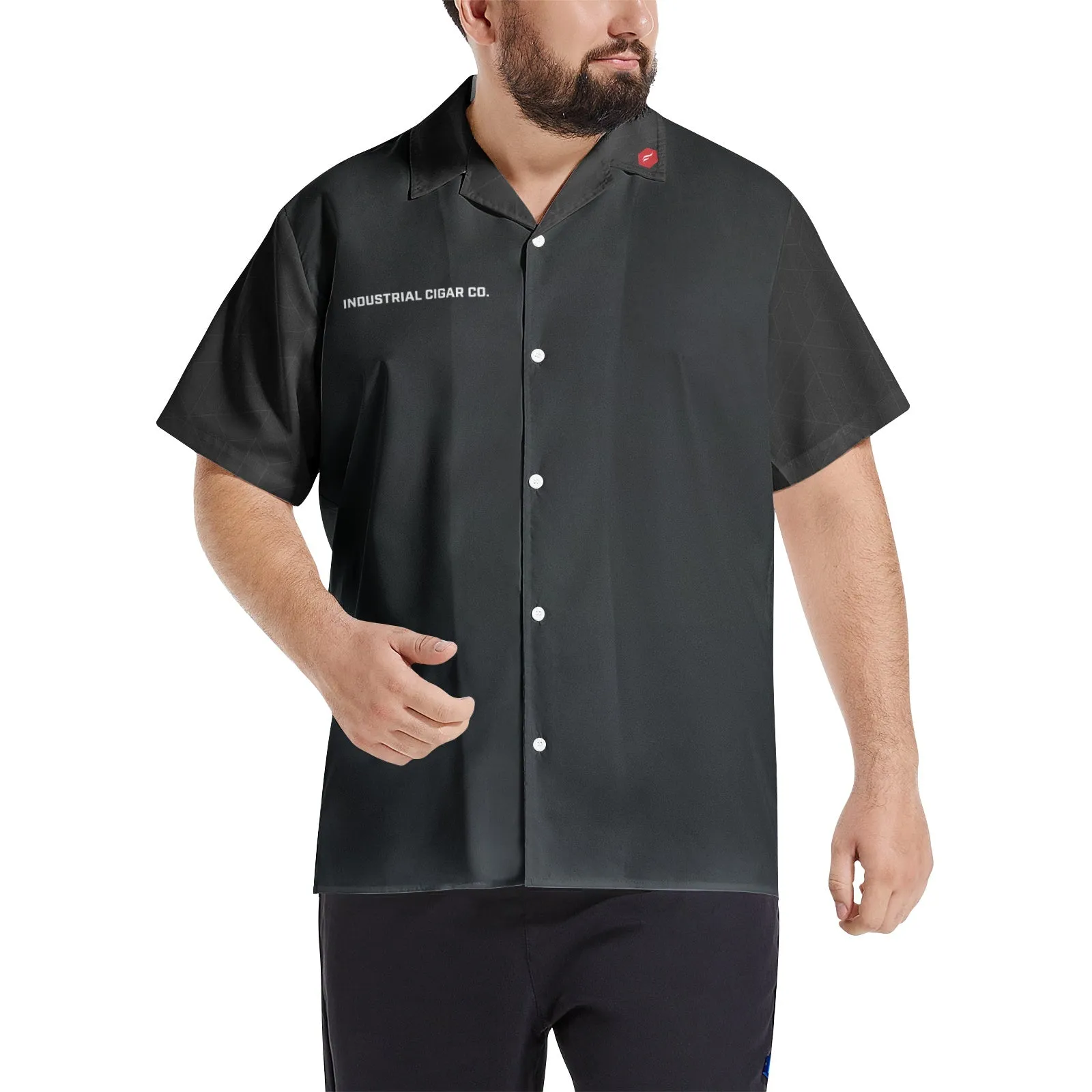 Staff Men's Hawaiian Shirt Short Sleeve Button Down Shirt