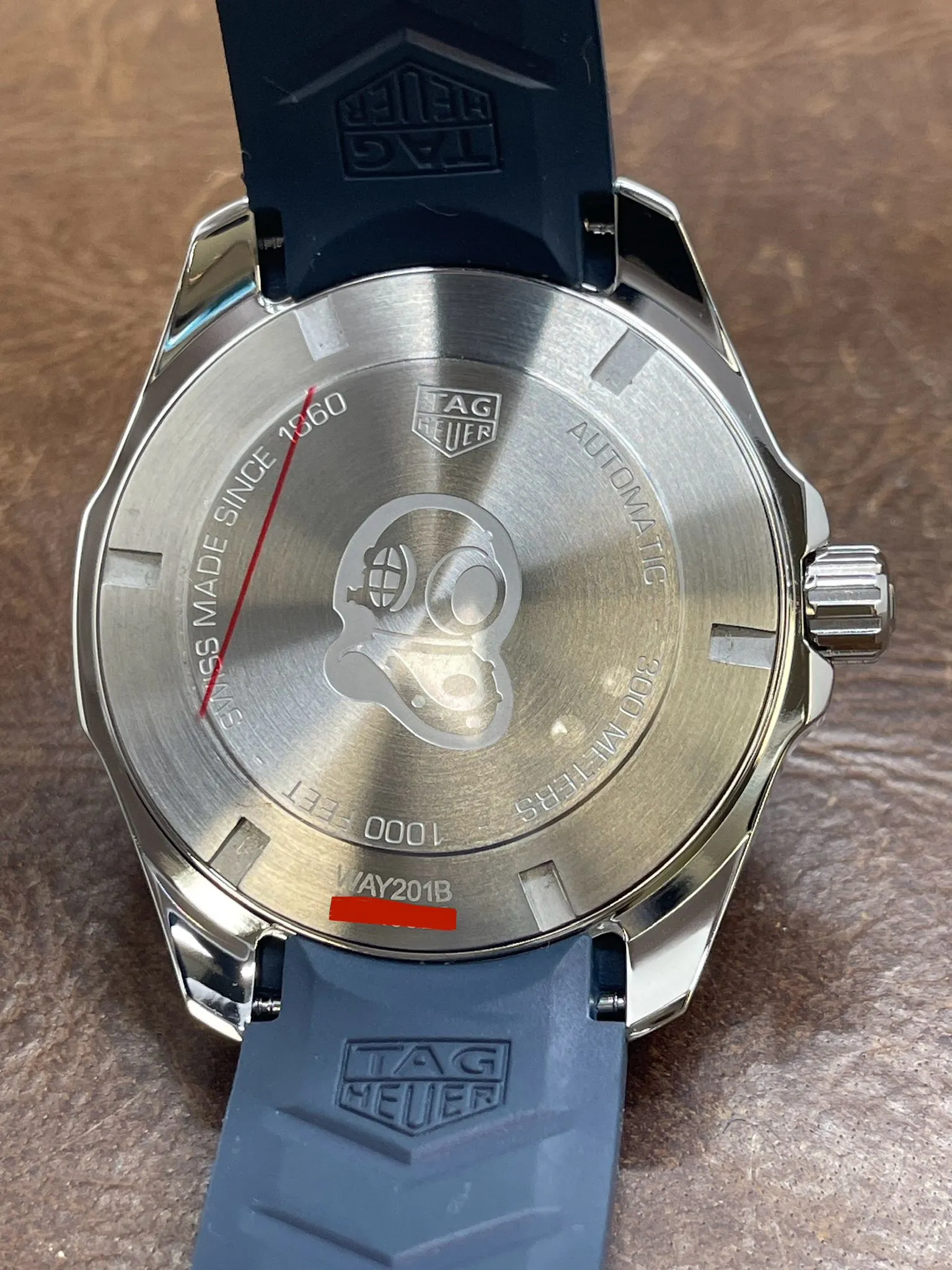 TAG Heuer Aquaracer 43mm Calibre 5 WAY201B.FT6150 Blue Dial Automatic Men's Watch