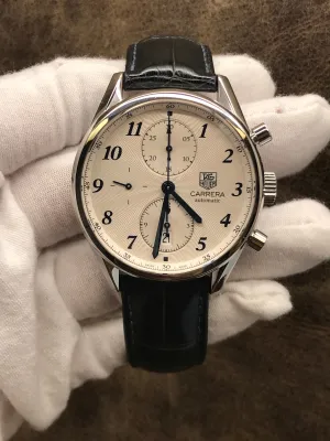 TAG Heuer Carrera Heritage CAS2111 Silver Dial Automatic Men's Watch