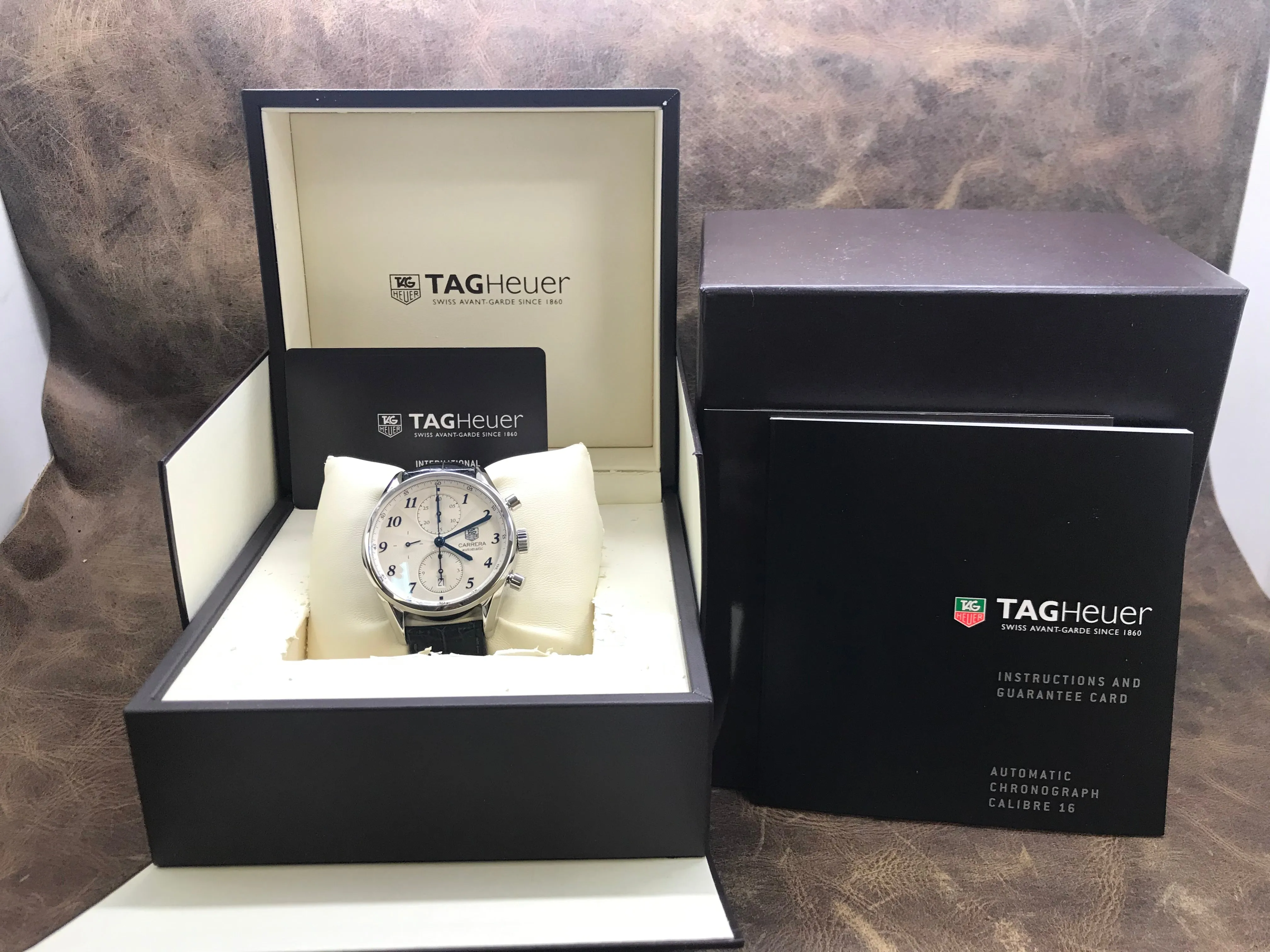 TAG Heuer Carrera Heritage CAS2111 Silver Dial Automatic Men's Watch